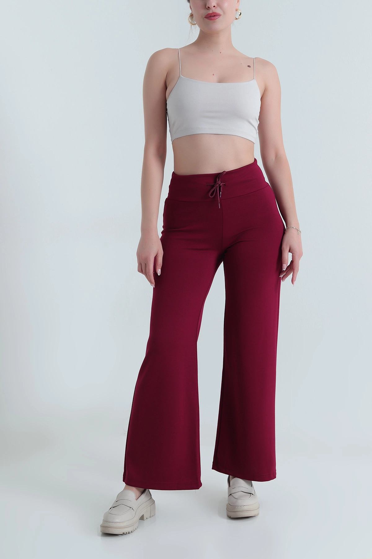 Bordo Modal Palazzo Pantolon 478288