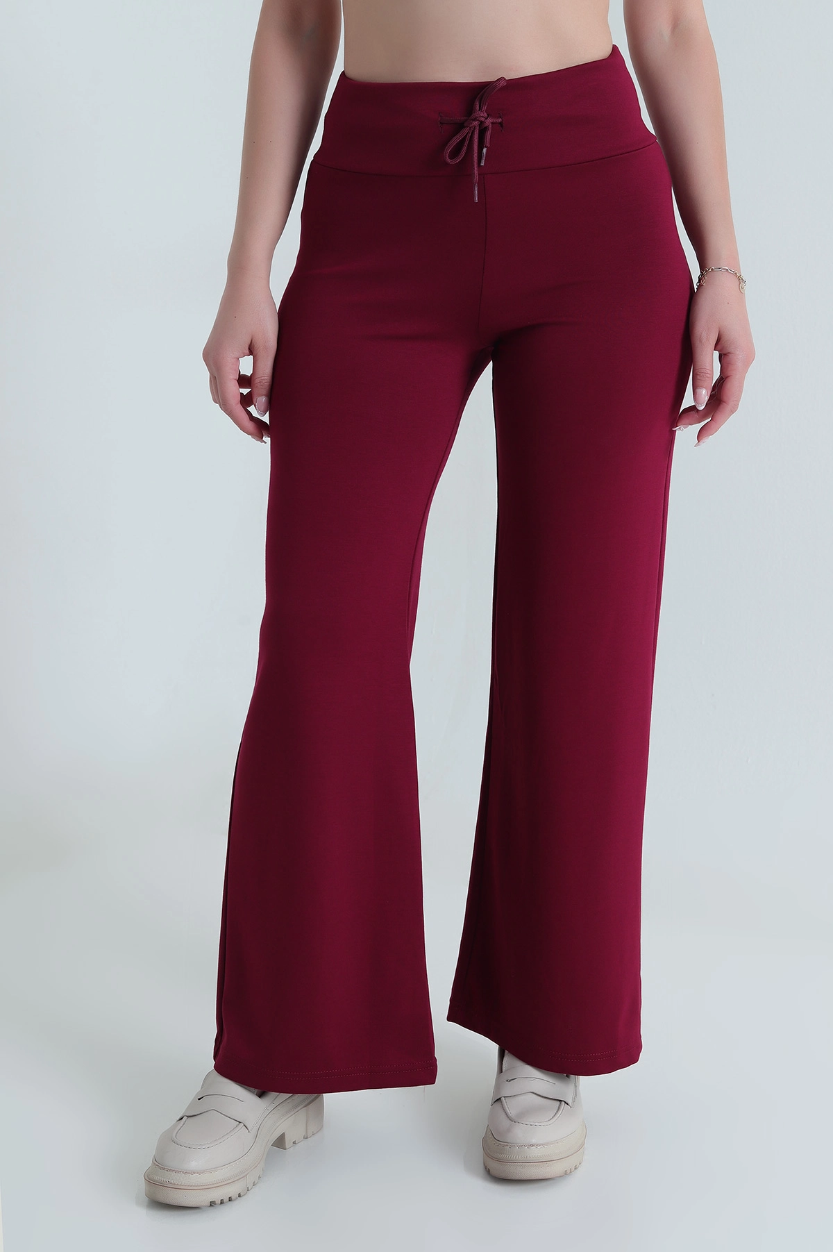 Bordo Modal Palazzo Pantolon 478288