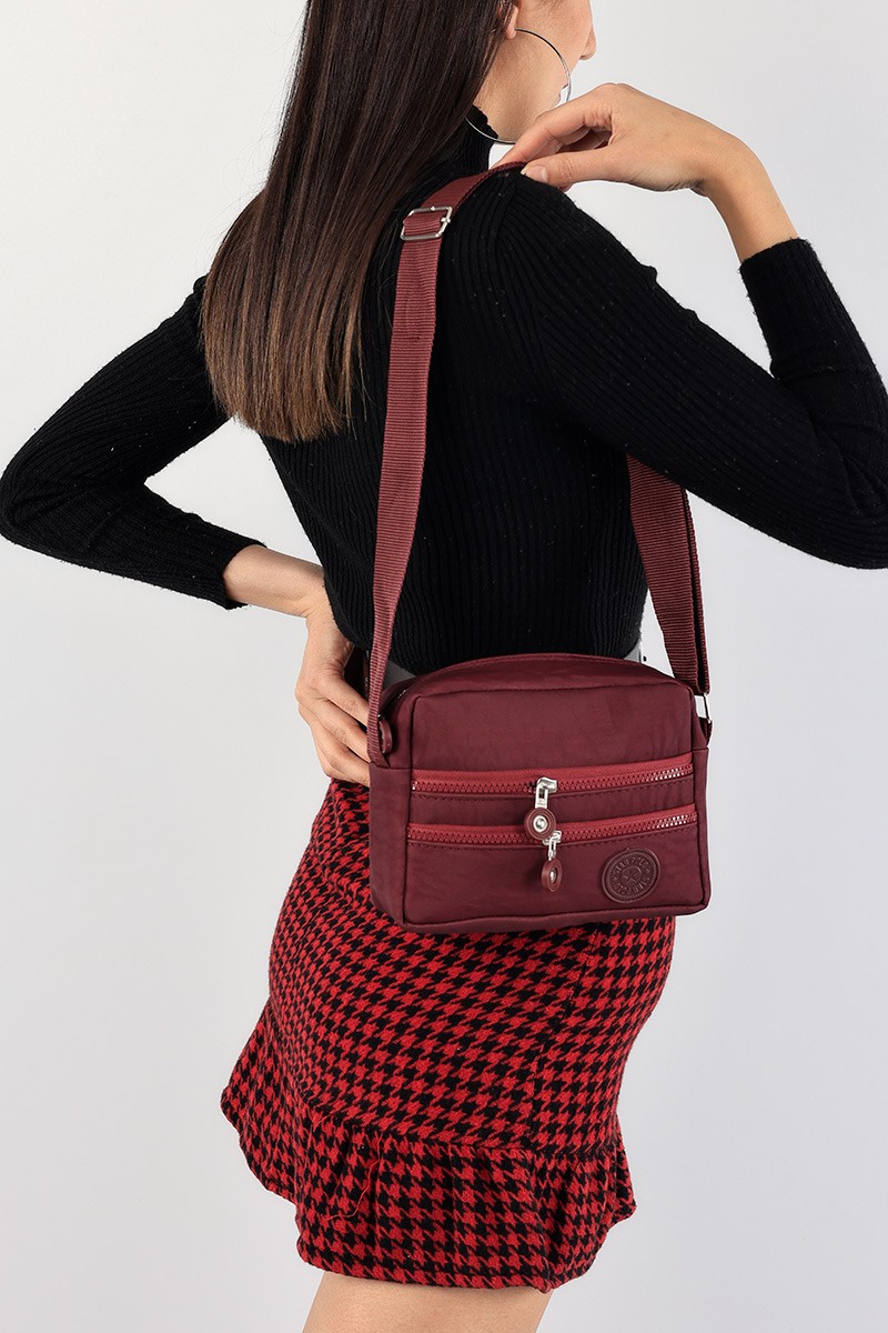 Bordo Omuz Çantası 89736