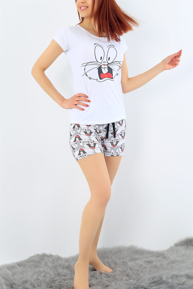 Bugs Bunny Baskılı Bayan Pijama Takımı 31318