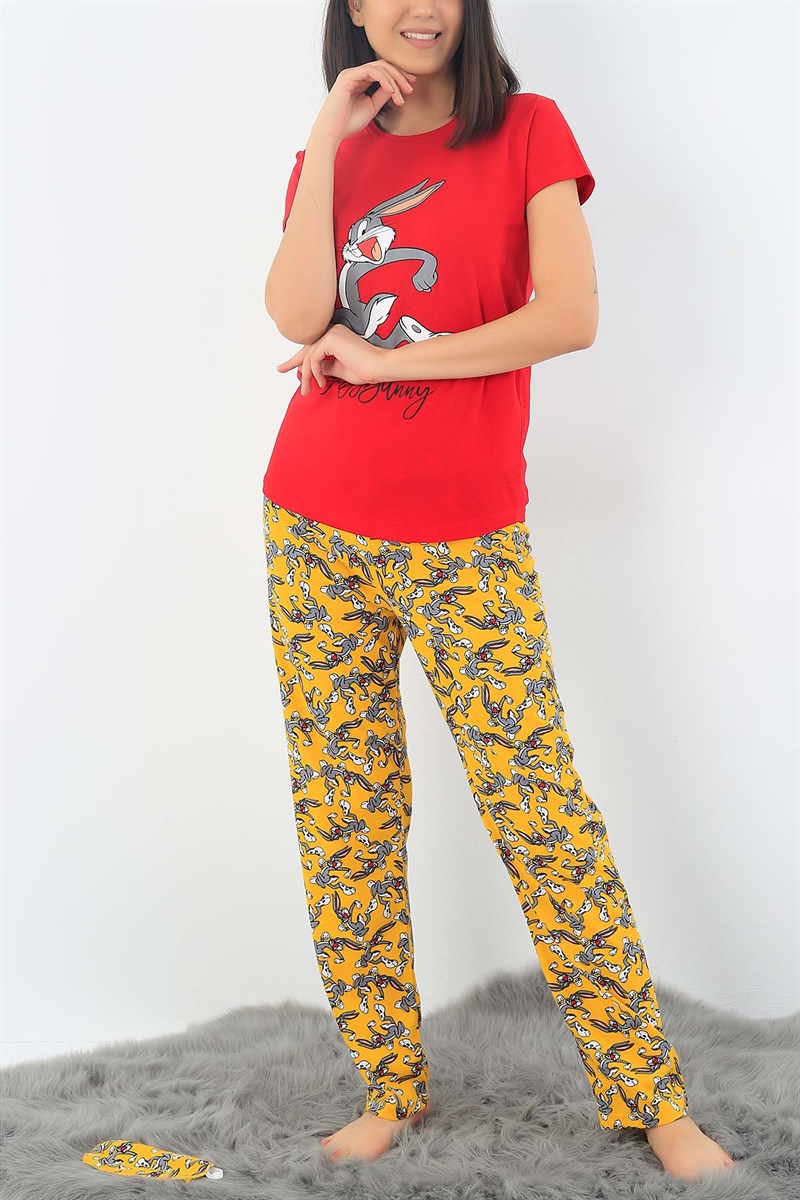 Bugs Bunny Baskılı Bayan Pijama Takımı 33010