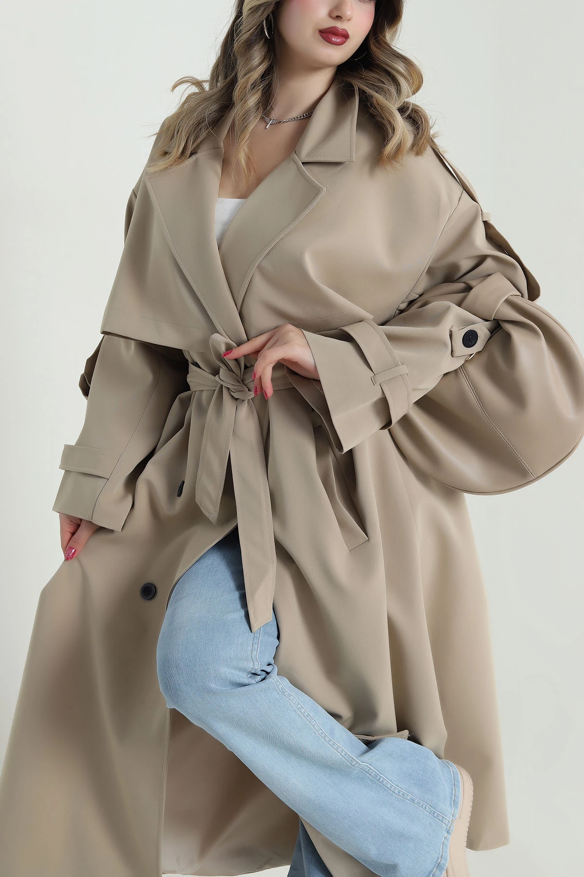 Camel Poliviskon Kadın Trençkot 492268