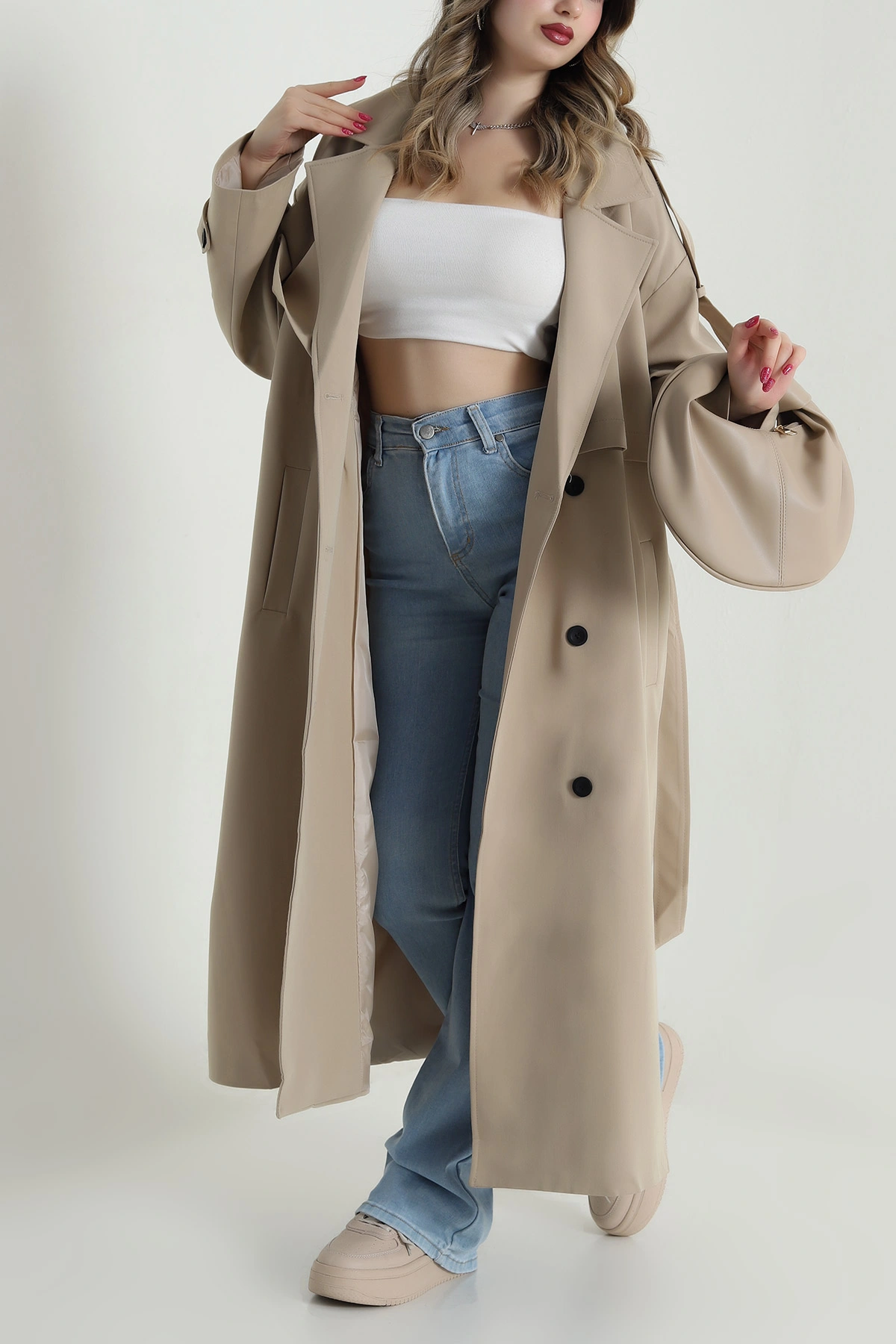Camel Poliviskon Kadın Trençkot 492268