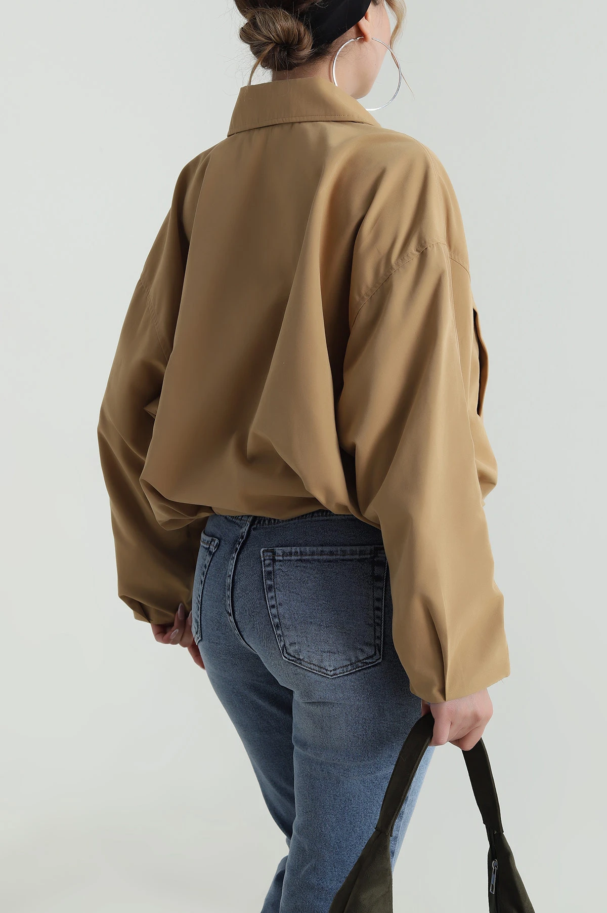Camel Tokalı Kadın Trençkot 486070
