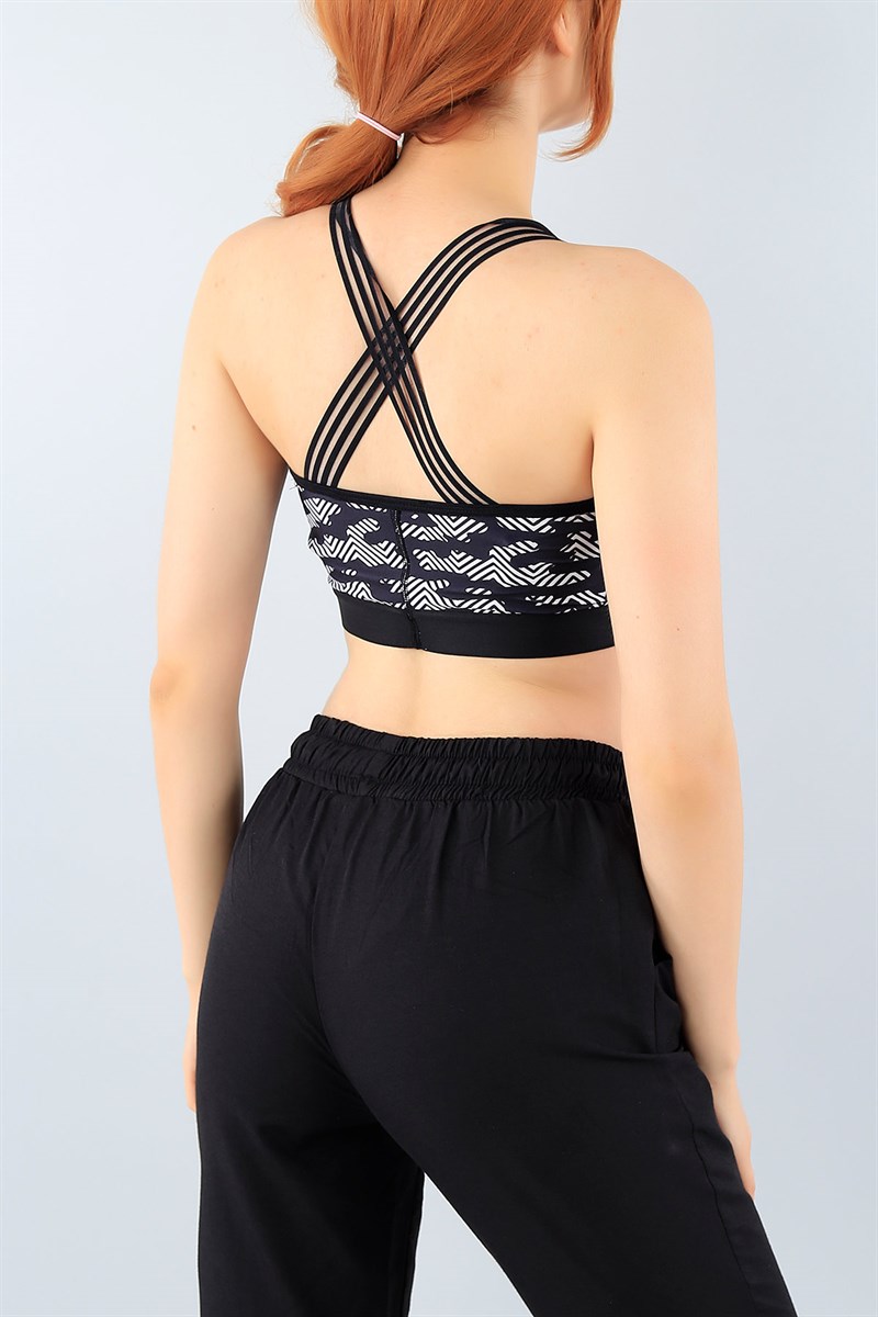 Çapraz Lastikli Sporcu Büstiyer 38684