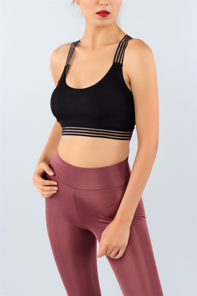 Çapraz Lastikli Sporcu Büstiyer 38685