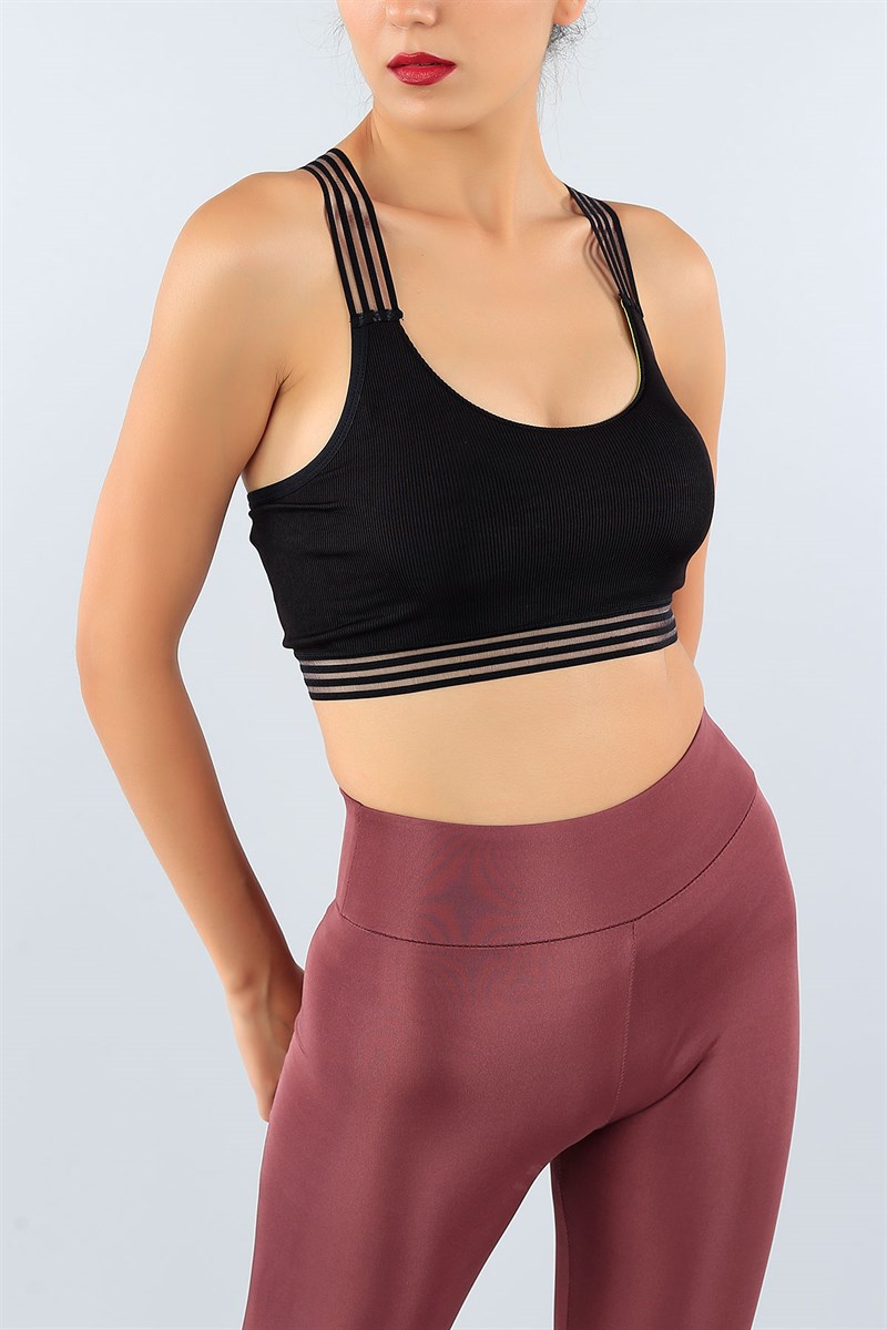 Çapraz Lastikli Sporcu Büstiyer 38685