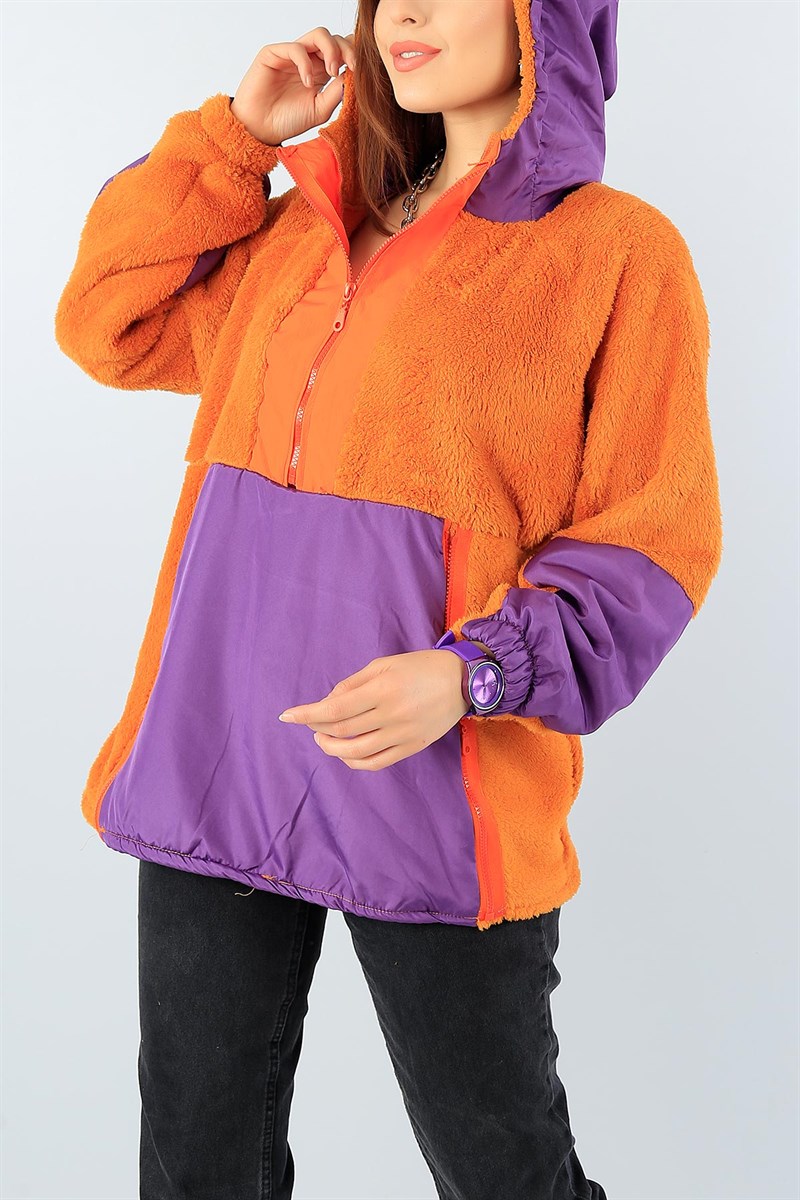 Cep Detay Yumoş Polar Sweat 45654