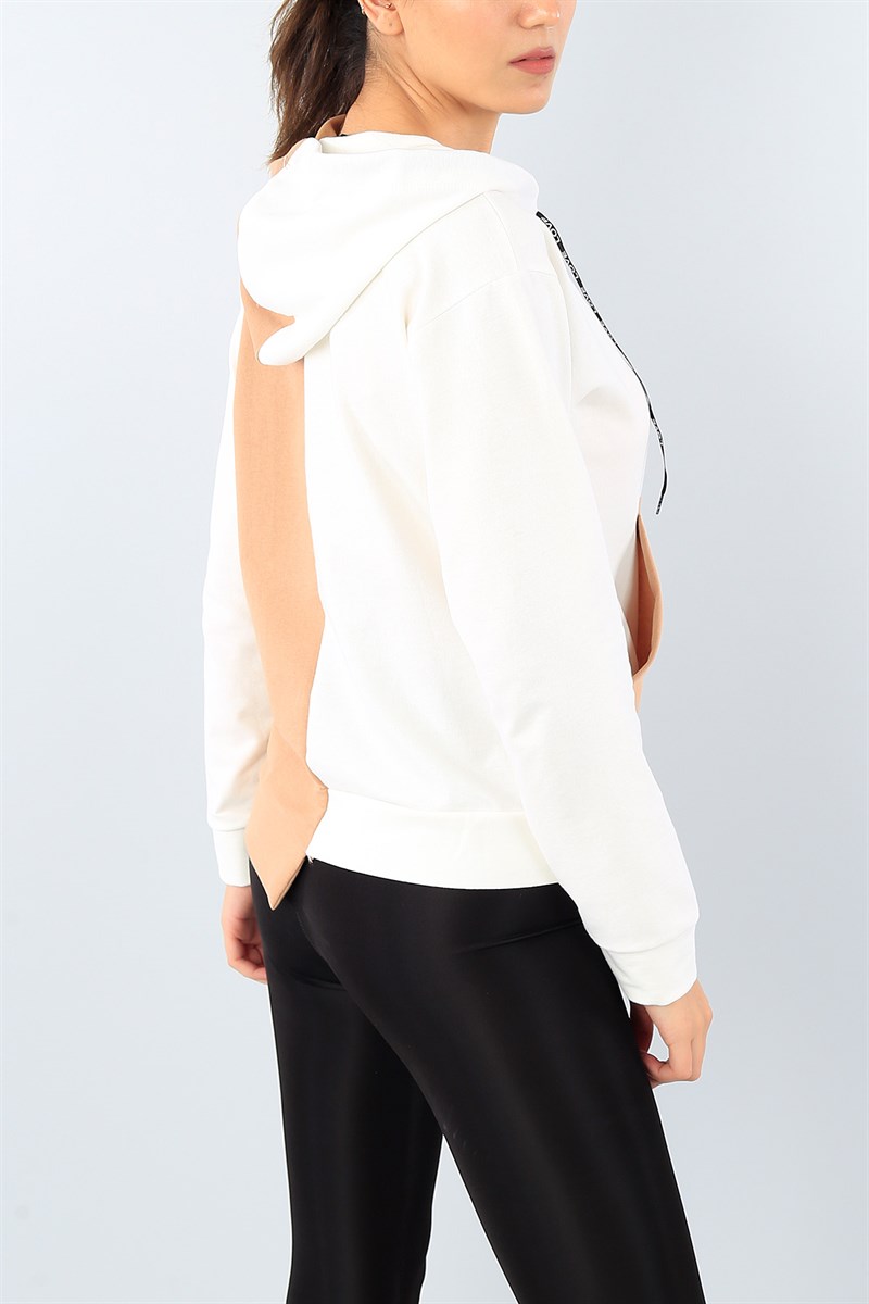 Çift Renk Bayan Sweat 39494