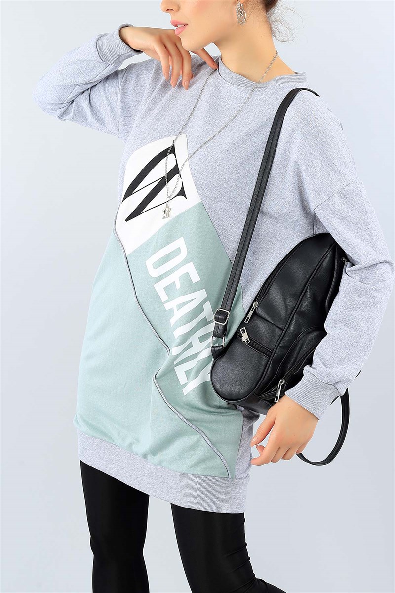 Çift Renk Tasarımlı Tunik 38596