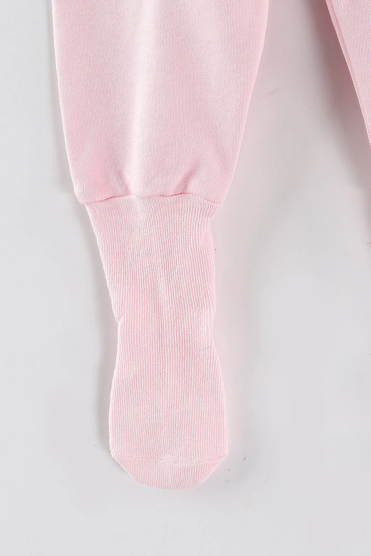 Çoklu Renk (0-6 Ay) Ördek Desenli Çorap Detaylı Kız Bebek 3'lü Pijama Alt 468656