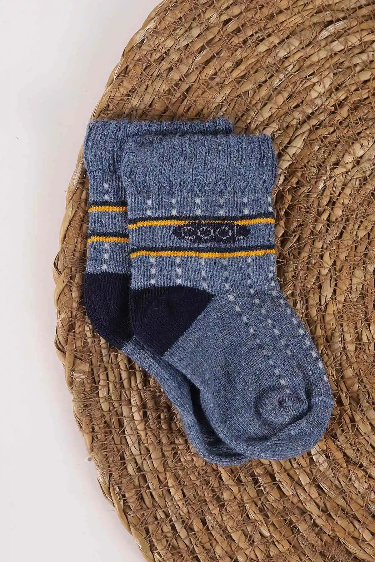 Çoklu Renk (1-4 Yaş)   Desenli 4'lü  Erkek Çocuk&Bebek Soket Çorap 455962