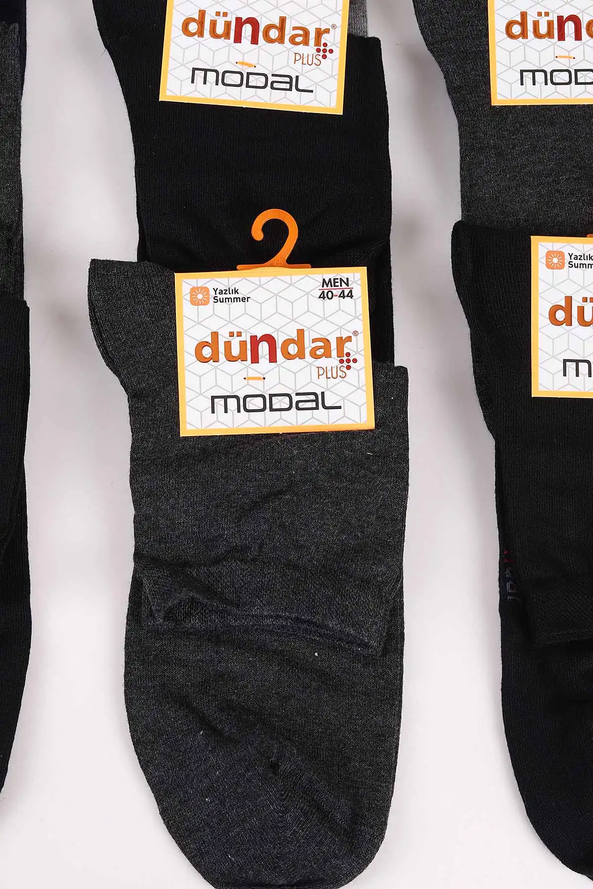 Çoklu Renk 12'li Yazlık Erkek Modal Konç Çorap (40-44) 465608