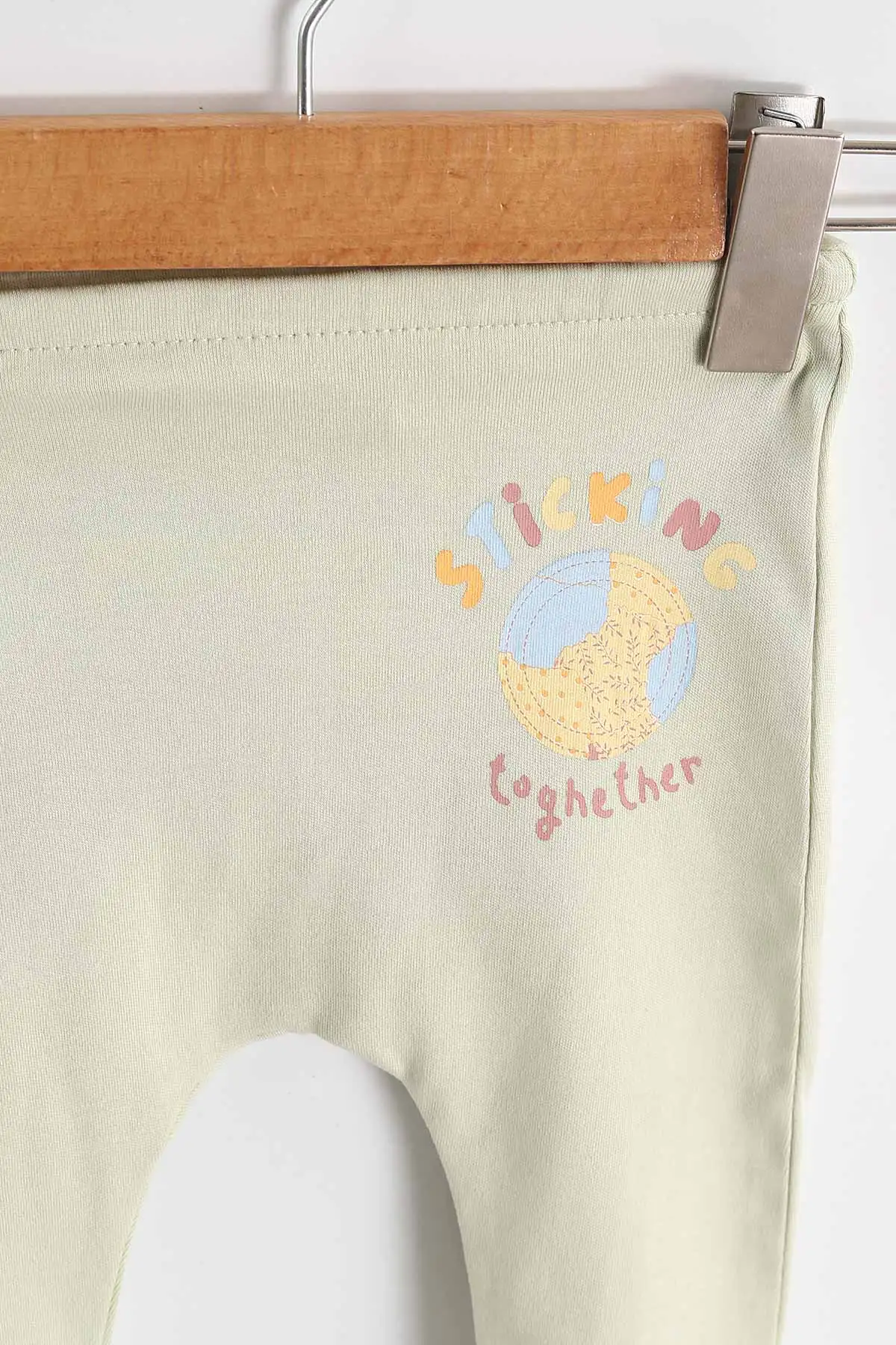 Çoklu Renk (3-6 Ay) Sticking Toghether Baskılı Kız Bebek Tek Alt 468931