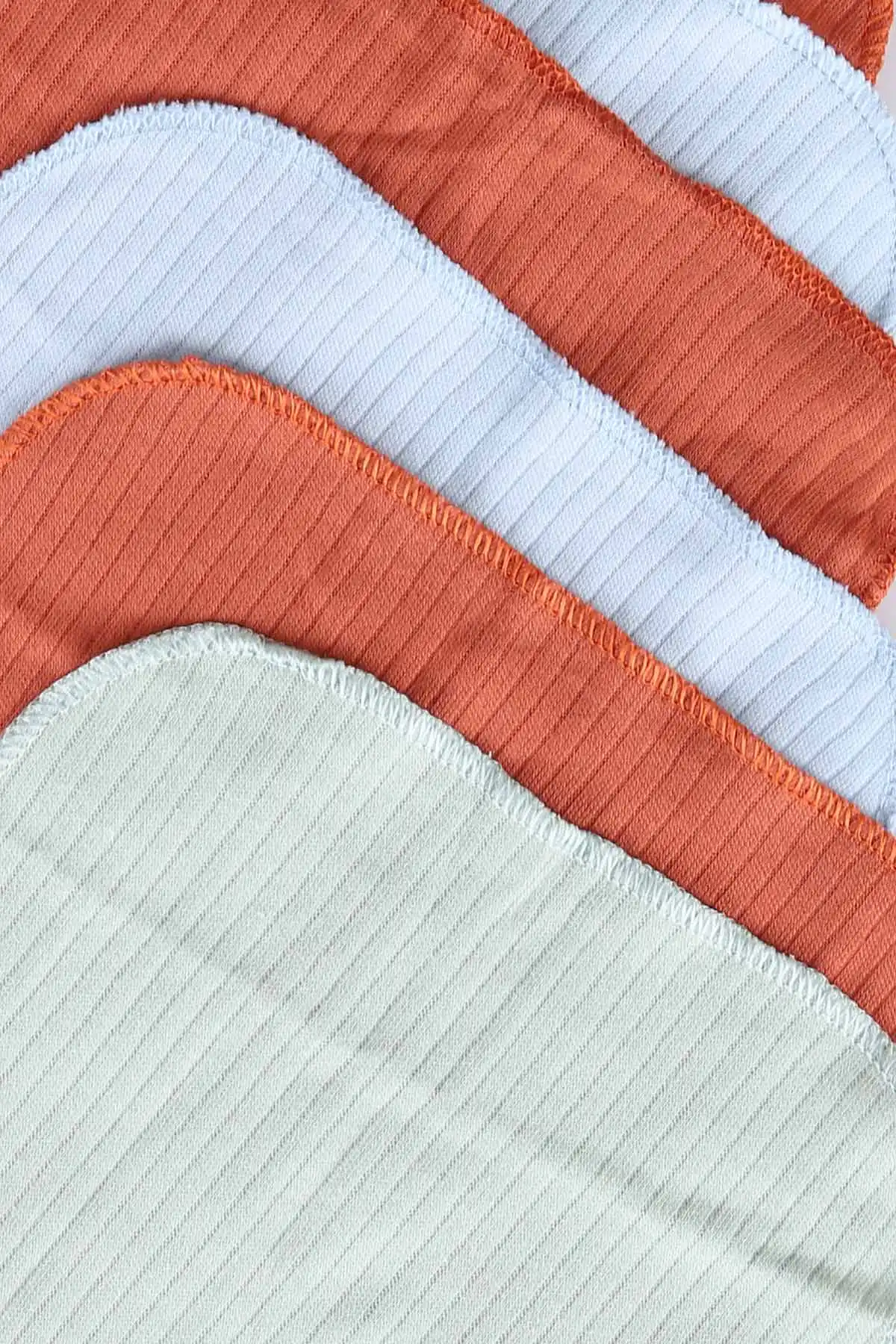 Çoklu Renk 7'li Kutulu ve Pamuklu Unisex Bebek Mendil 476585
