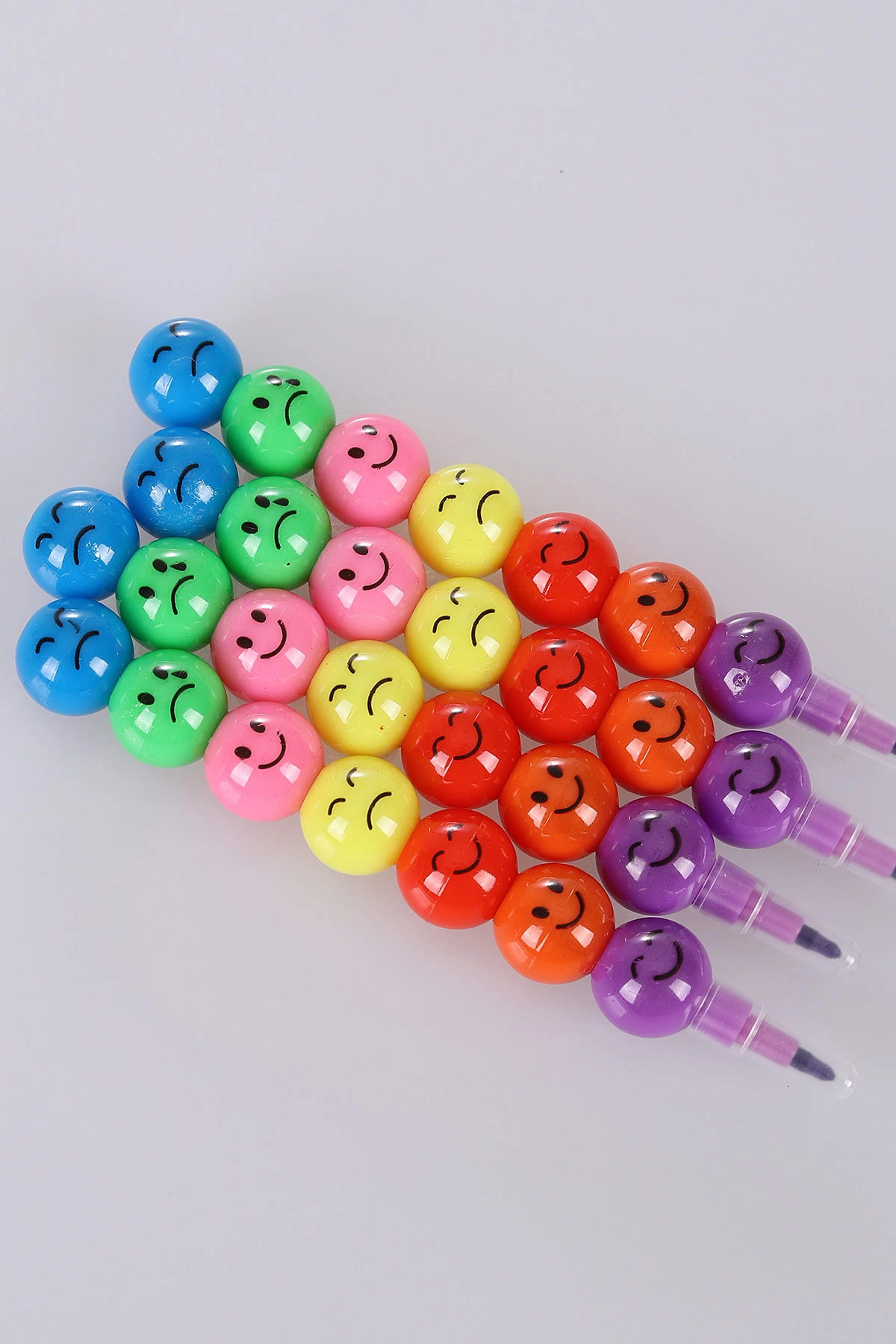 Çoklu Renk Emojili Yumurtlayan Keçeli Kalem 4'lü 475114