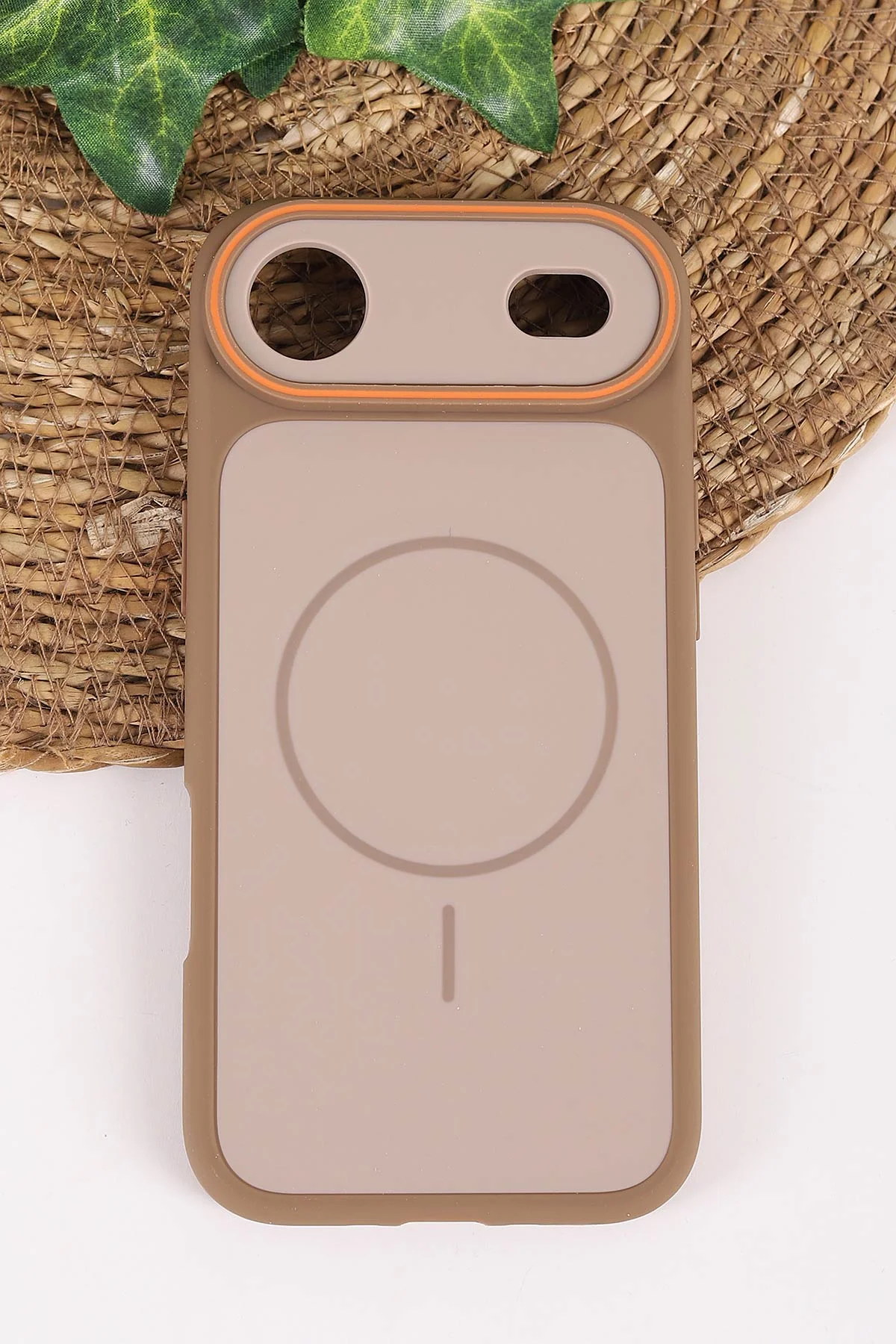 Çöl TeknoCase İPhone 17 Air Uyumlu Vincent Case Serisi Sert Silikon Telefon Kılıfı 457923