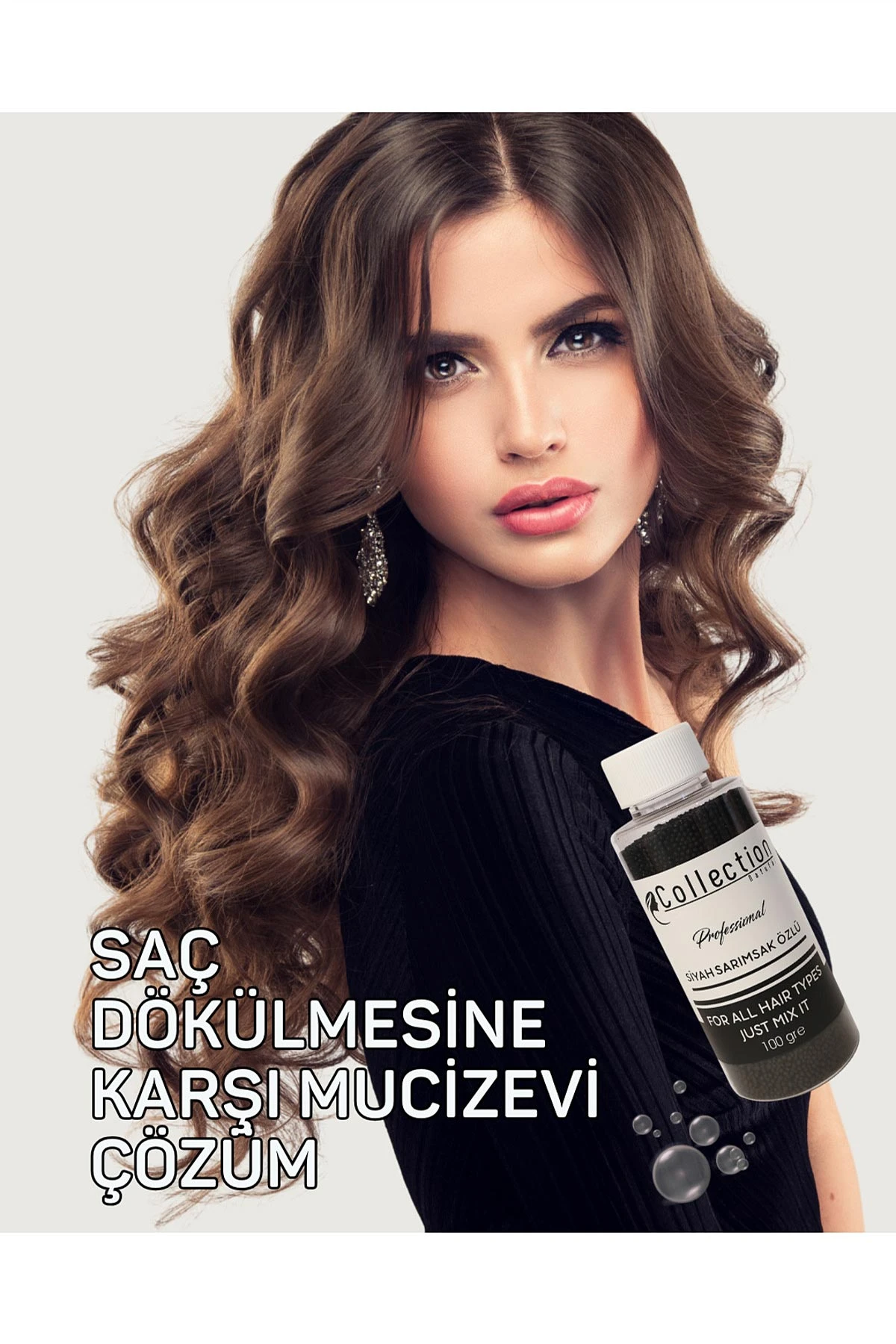 Collection Naturel Siyah Sarımsak Özlü Saç Protein Tozu 100 Gr 473082