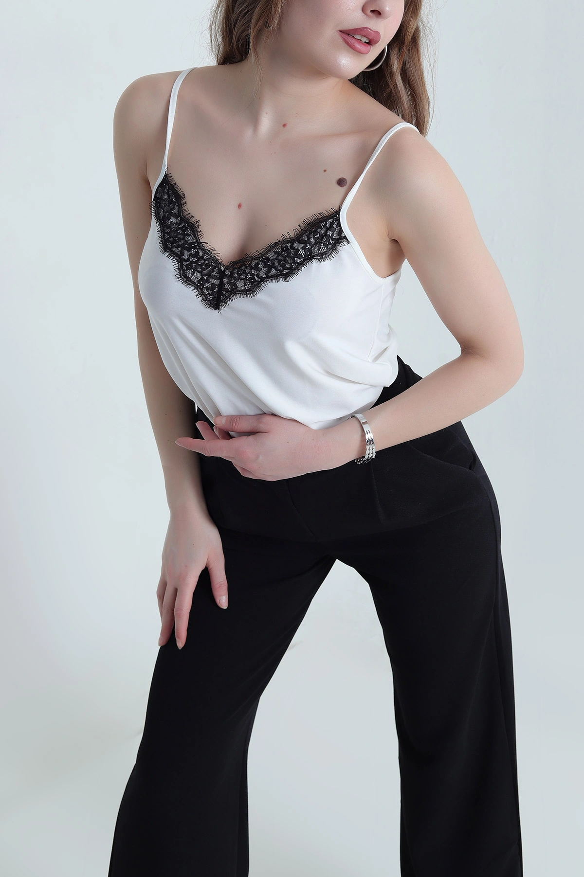 Dantelli Buzy Kadın Askılı Atlet 438932