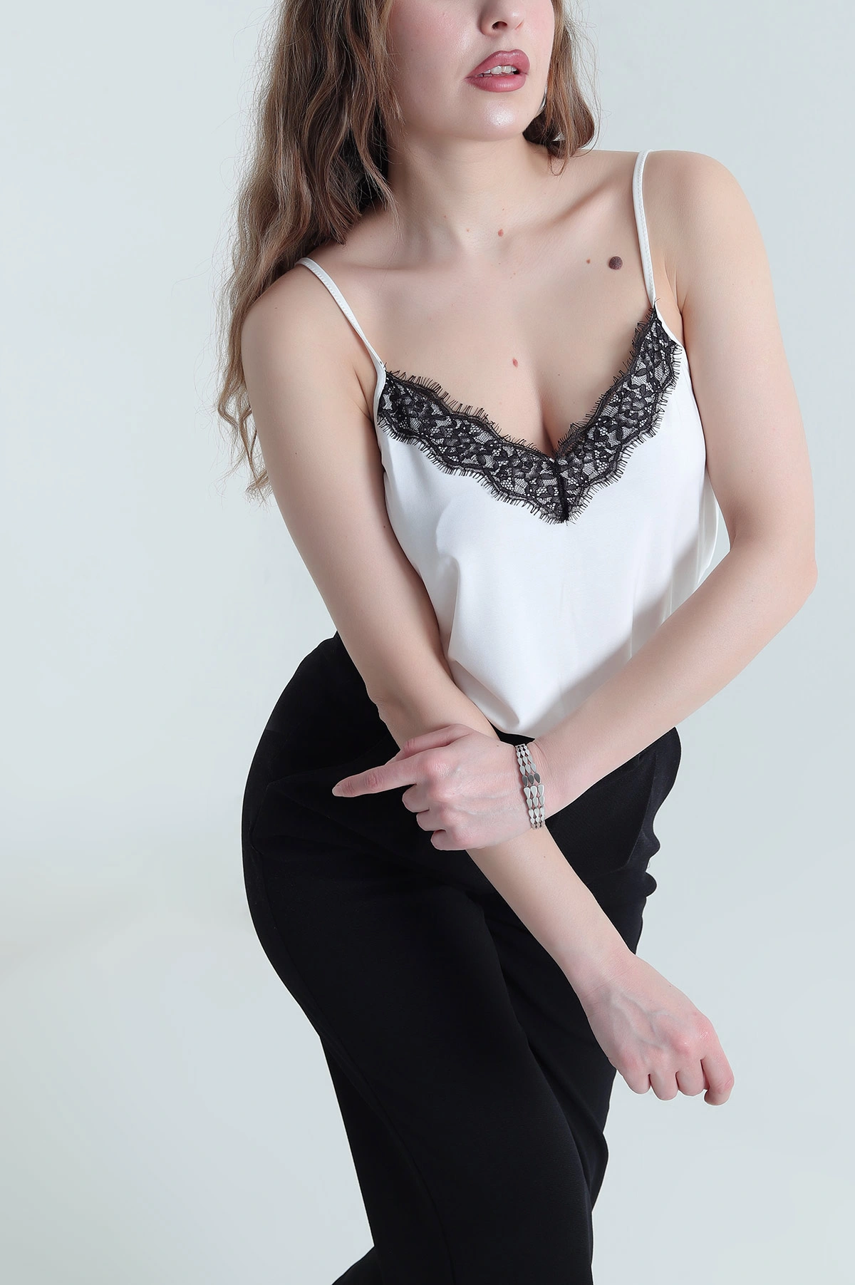 Dantelli Buzy Kadın Askılı Atlet 438932