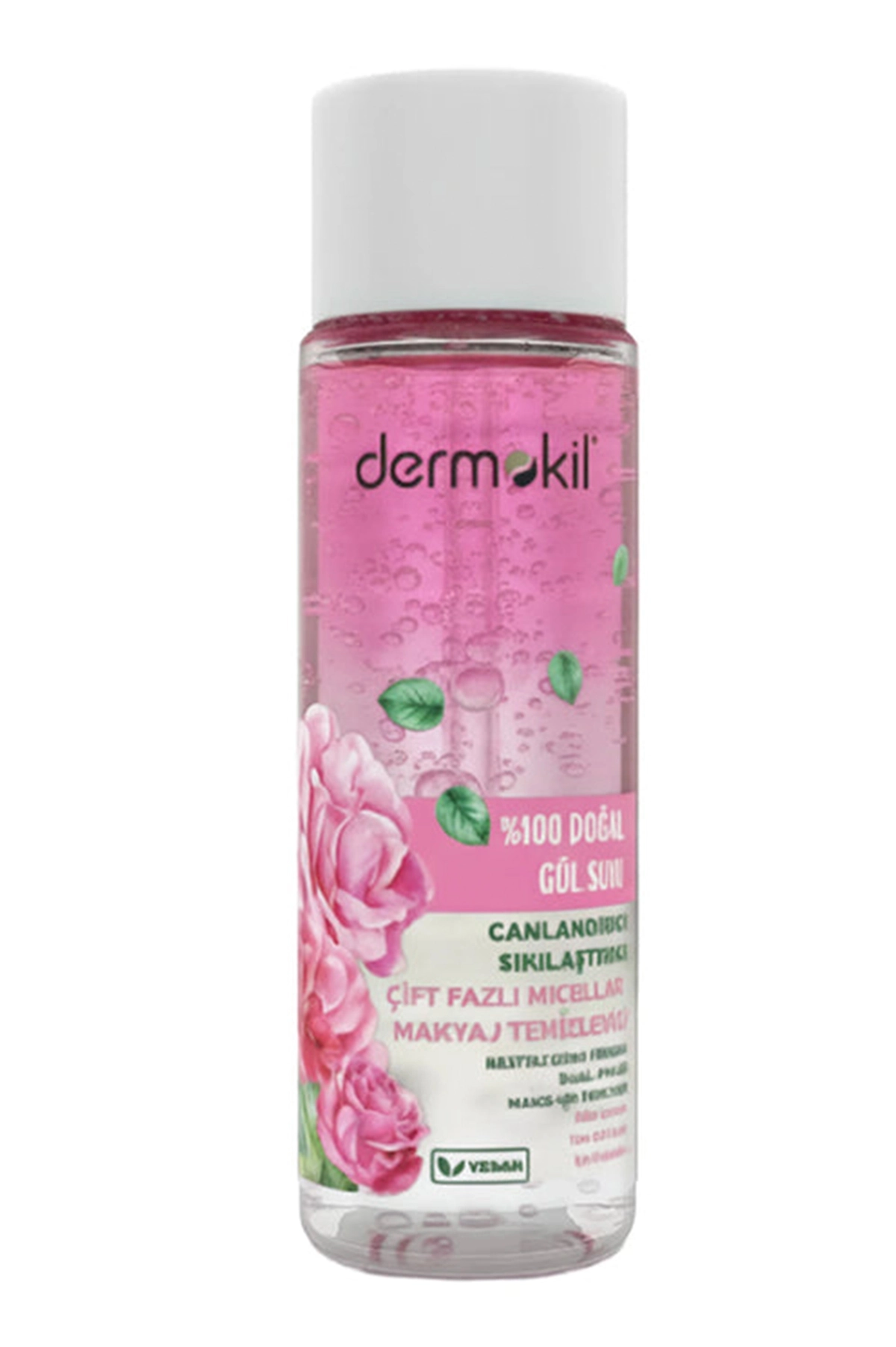Dermokil %100 Doğal Gülsuyu Çift Fazlı Makyaj Temizleyici 150 Ml 438755