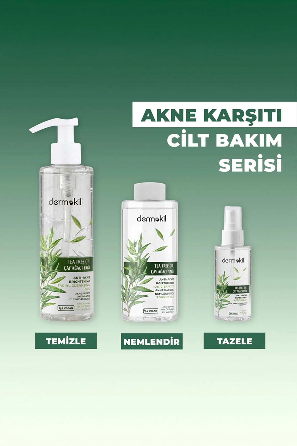 Dermokil Akne Karşıtı Çay Ağacı Yağı Tonik 200 Ml 438765