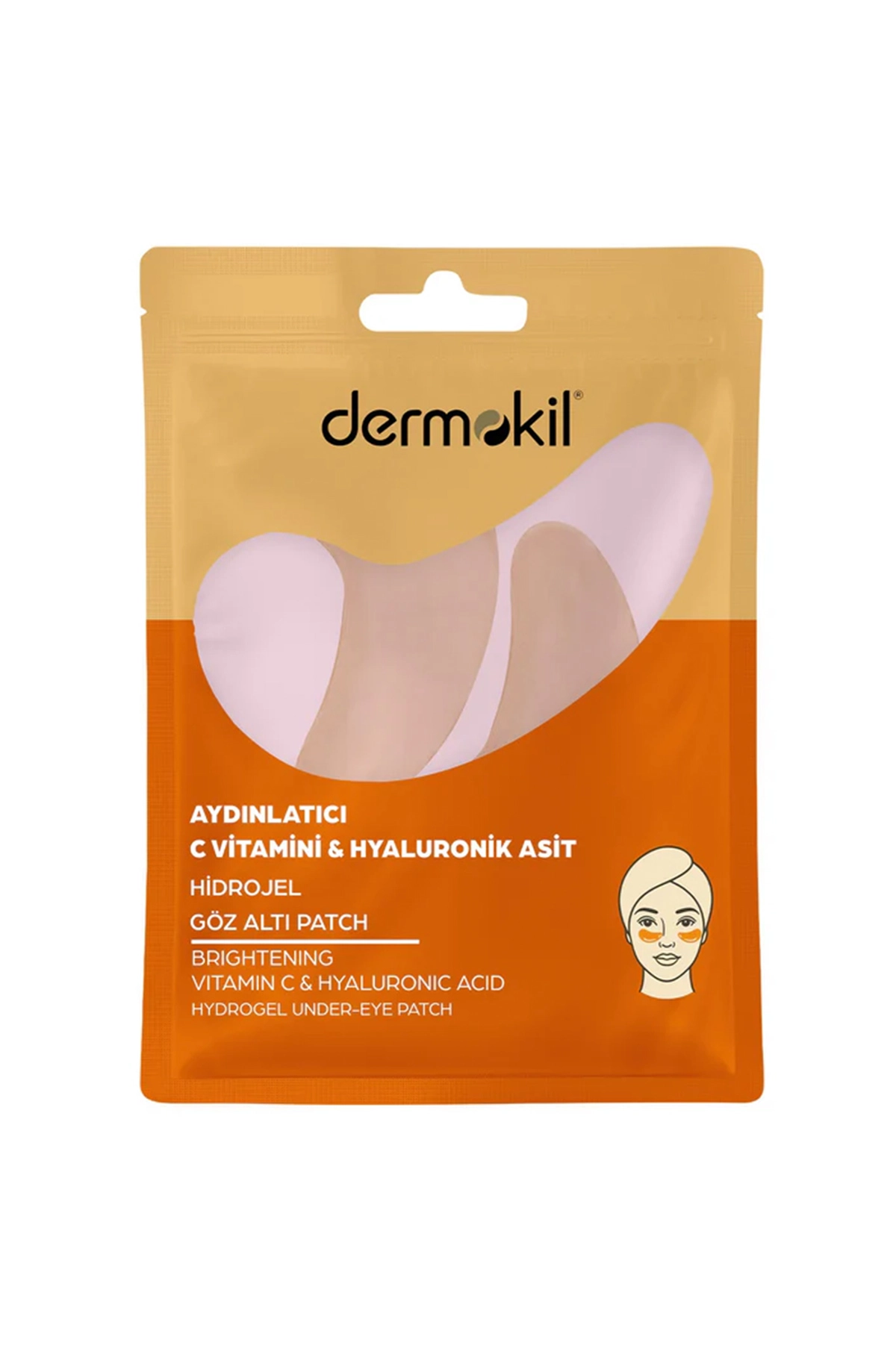 Dermokil Aydınlatıcı C Vitamini Hidrojel Gözaltı Patch - Göz Altı Maskesi 7 Gr 438502