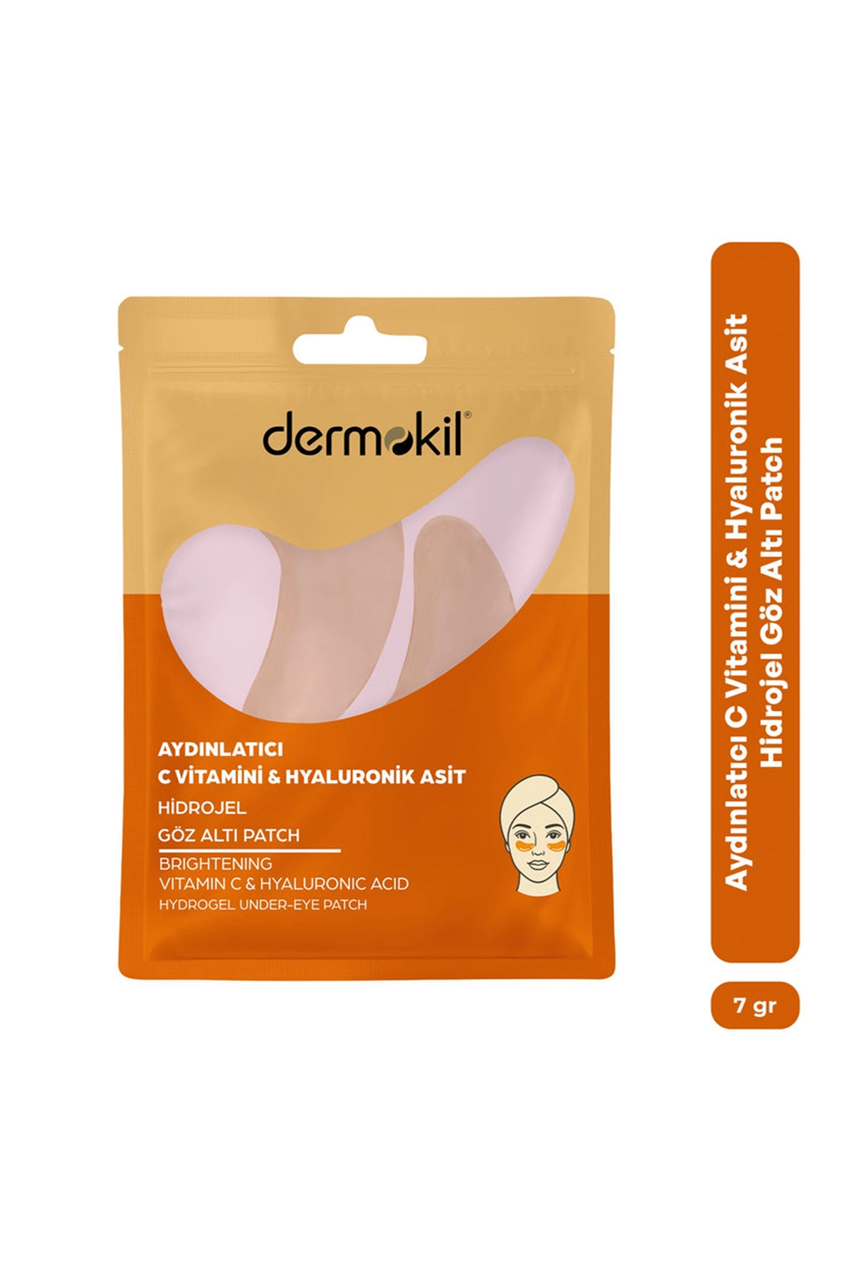 Dermokil Aydınlatıcı C Vitamini Hidrojel Gözaltı Patch - Göz Altı Maskesi 7 Gr 438502