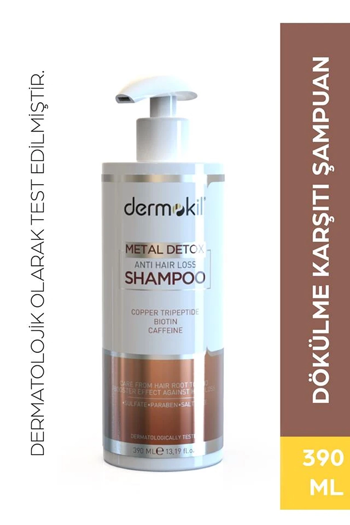 Dermokil Bakır Peptid& Biotin & Caffeine Dökülme Karşıtı Şampuan 390 ml 289184