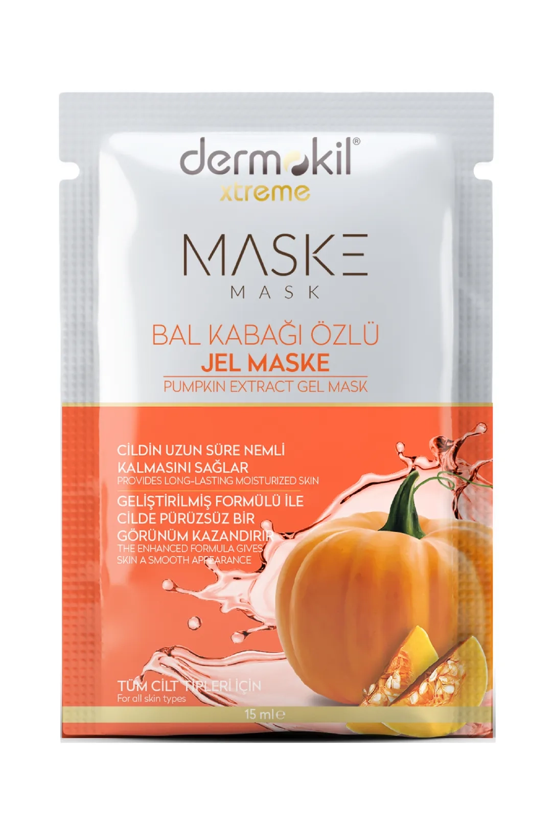 Dermokil Bal Kabağı Özlü Jel Yüz Maskesi 15 ml 288899