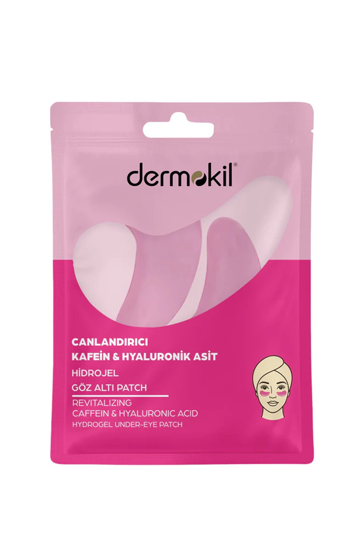 Dermokil Canlandırıcı Kafein Hidrojel Gözaltı Patch - Göz Altı Maskesi 7 Gr 438515