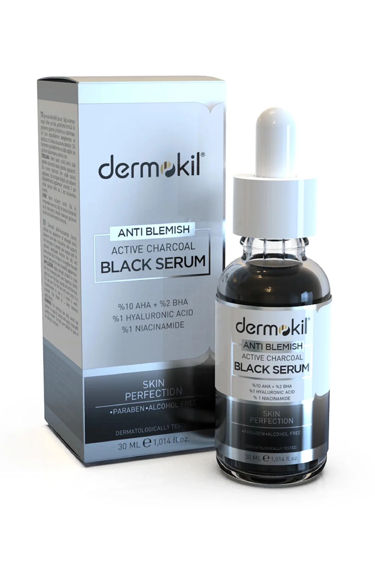 Dermokil Cilt Pürüzsüzleştirici Active Carbon 30 ml 289301