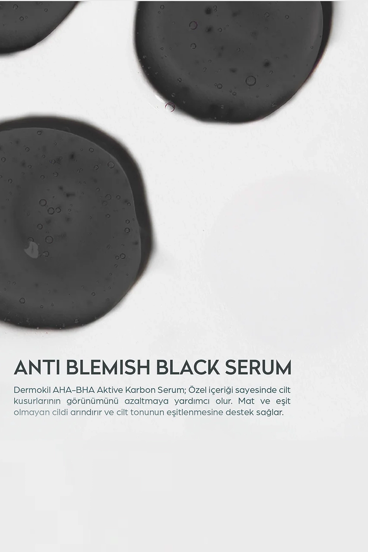 Dermokil Cilt Pürüzsüzleştirici Active Carbon 30 ml 289301