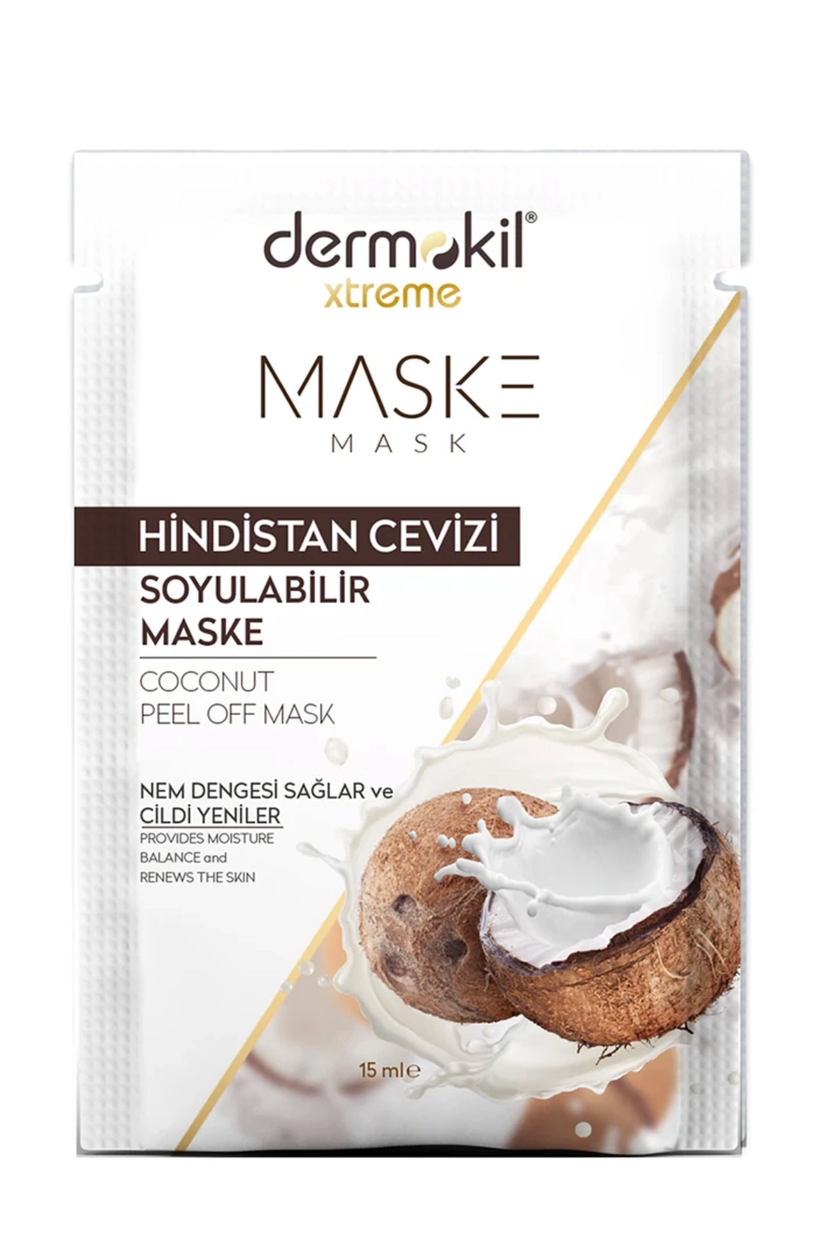 Dermokil Hindistan Cevizli Yüz Maskesi 15 ml 288898