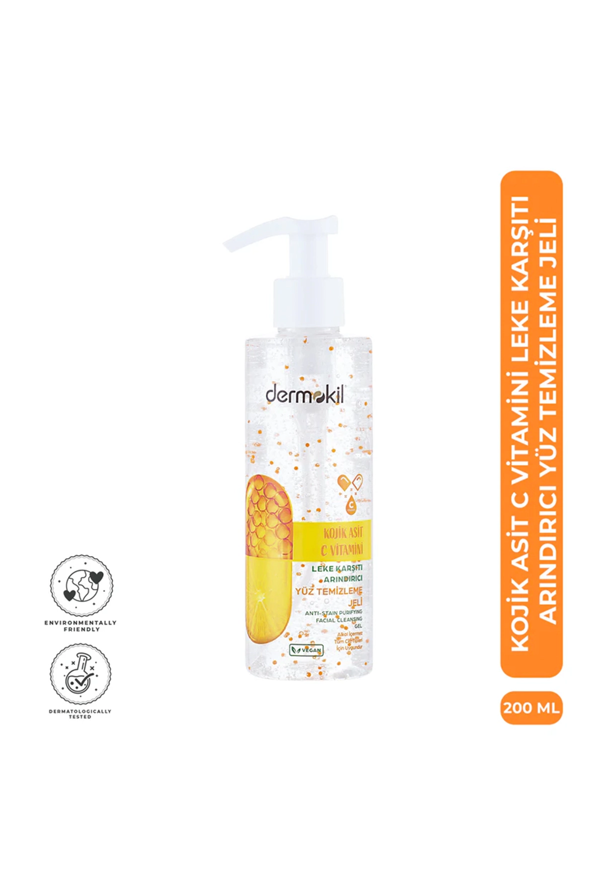 Dermokil Kojik Asit Leke Karşıtı Yüz Yıkama Jeli 200 Ml 438757