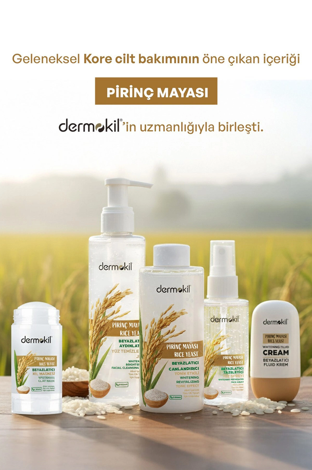 Dermokil Pirinç Mayası Beyazlatıcı Stick Kil Maskesi 30 G 466607