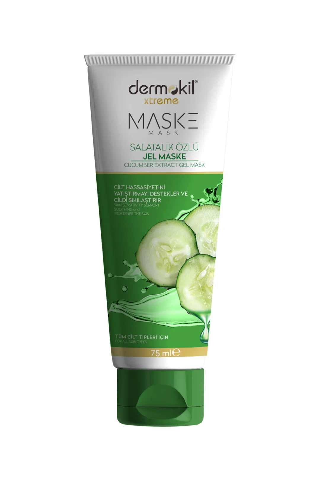 Dermokil Salatalık Özlü Jel Yüz Maskesi 75 ml 289045