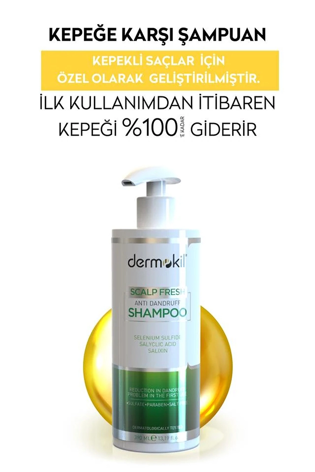 Dermokil Selenyum Kepeğe Karşı Şampuan 390 ml 289183