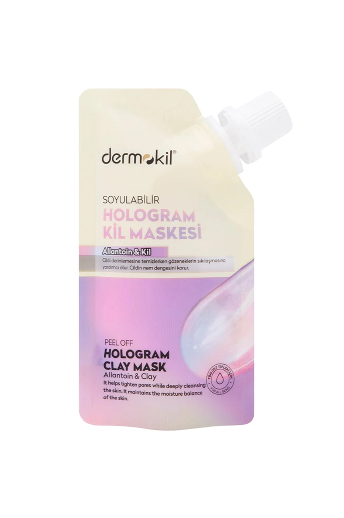 Dermokil Soyulabilir Hologram Kil Maske Doypack 50 Ml 438521