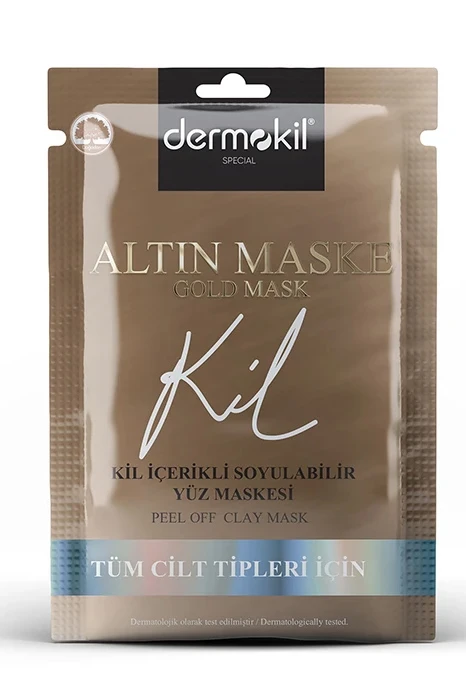 Dermokil Soyulabilir Kil İçerikli Gold Maske 15 ML 252429