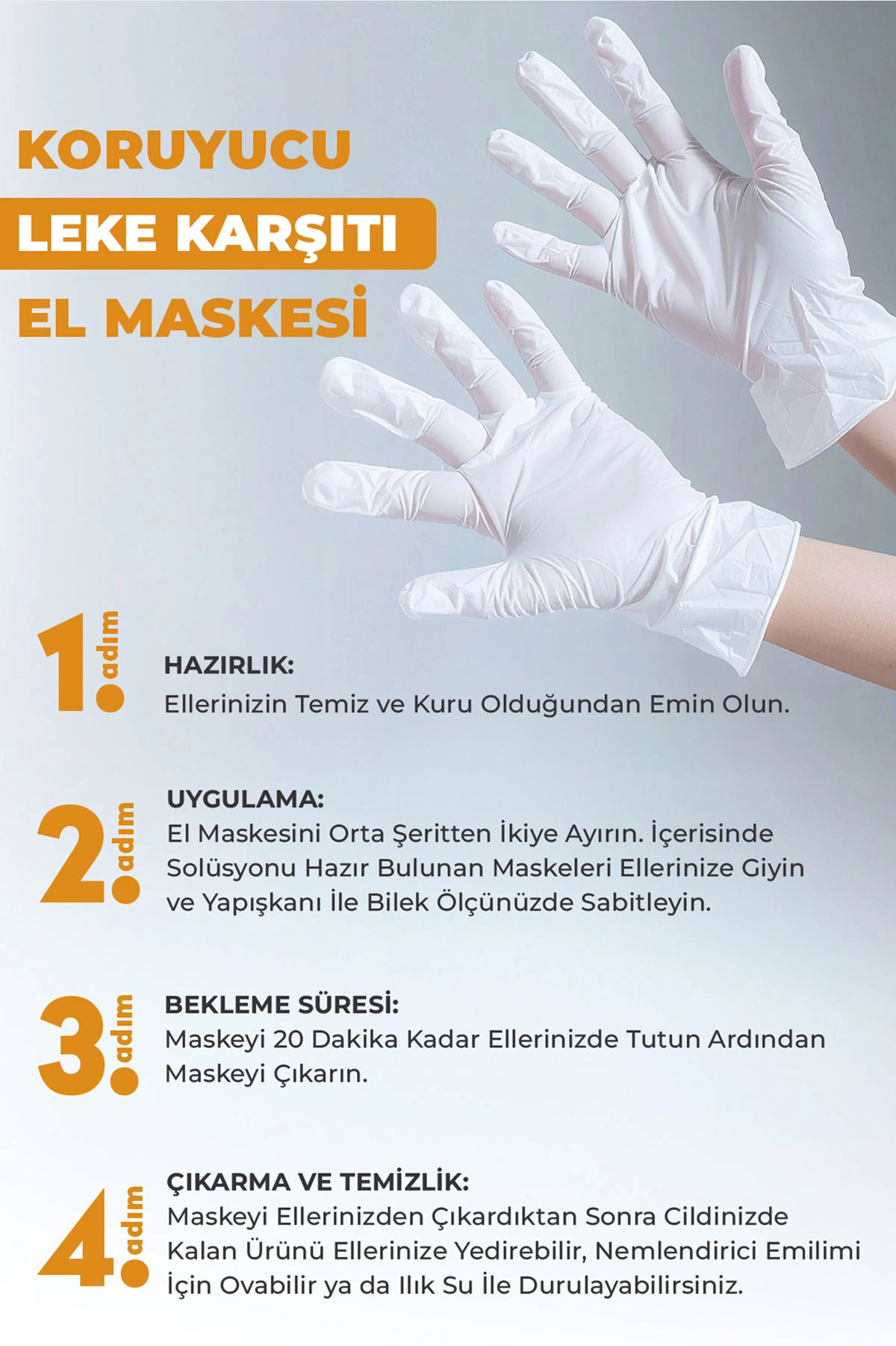 Dermokil Vitamin C-Güneş Koruyucu & Leke Karşıtı El Maskesi 30 Ml 438869