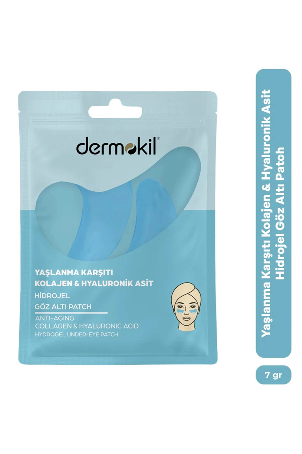 Dermokil Yaşlanma Karşıtı Kolajen Hidrojel Gözaltı Patch - Göz Altı Maskesi 7 Gr 438516