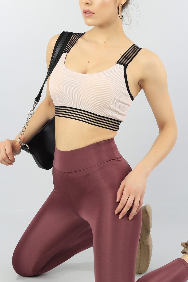 Desenli Bayan Sporcu Büstiyer 57390