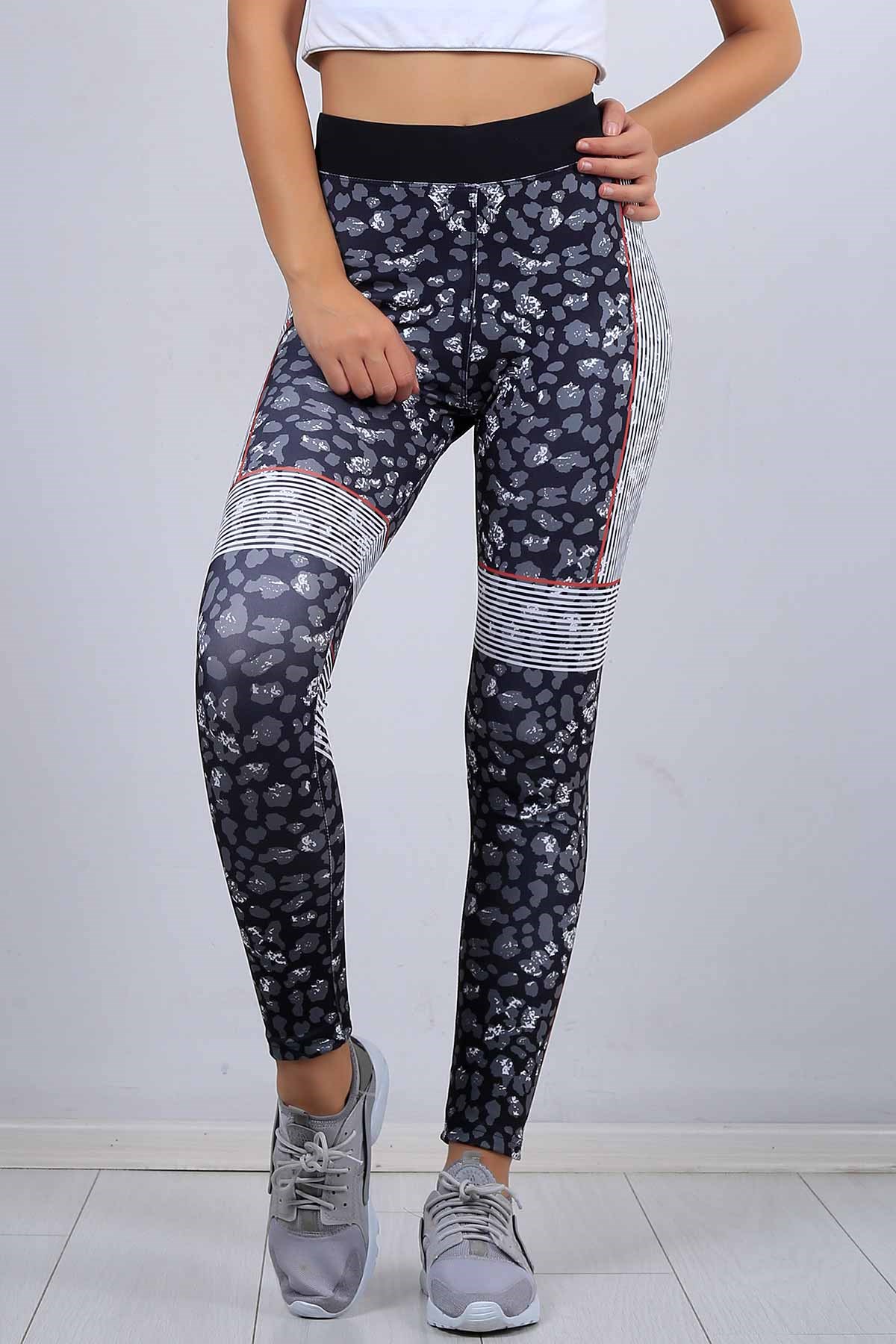 Desenli Bayan Tayt 10517B