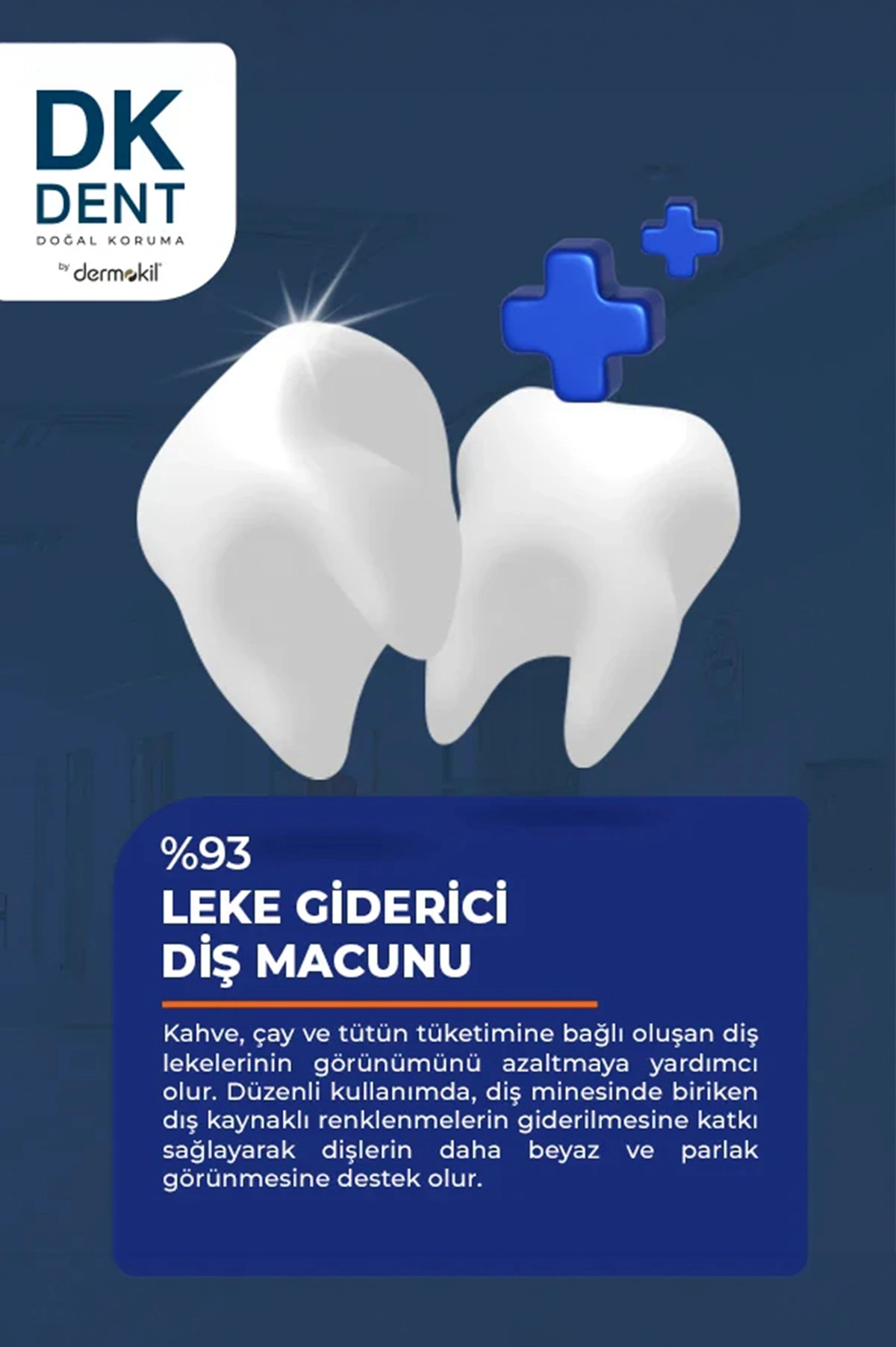 Dk Dent %93 Maximum Leke Giderisi Diş Macunu 75 Ml 438796