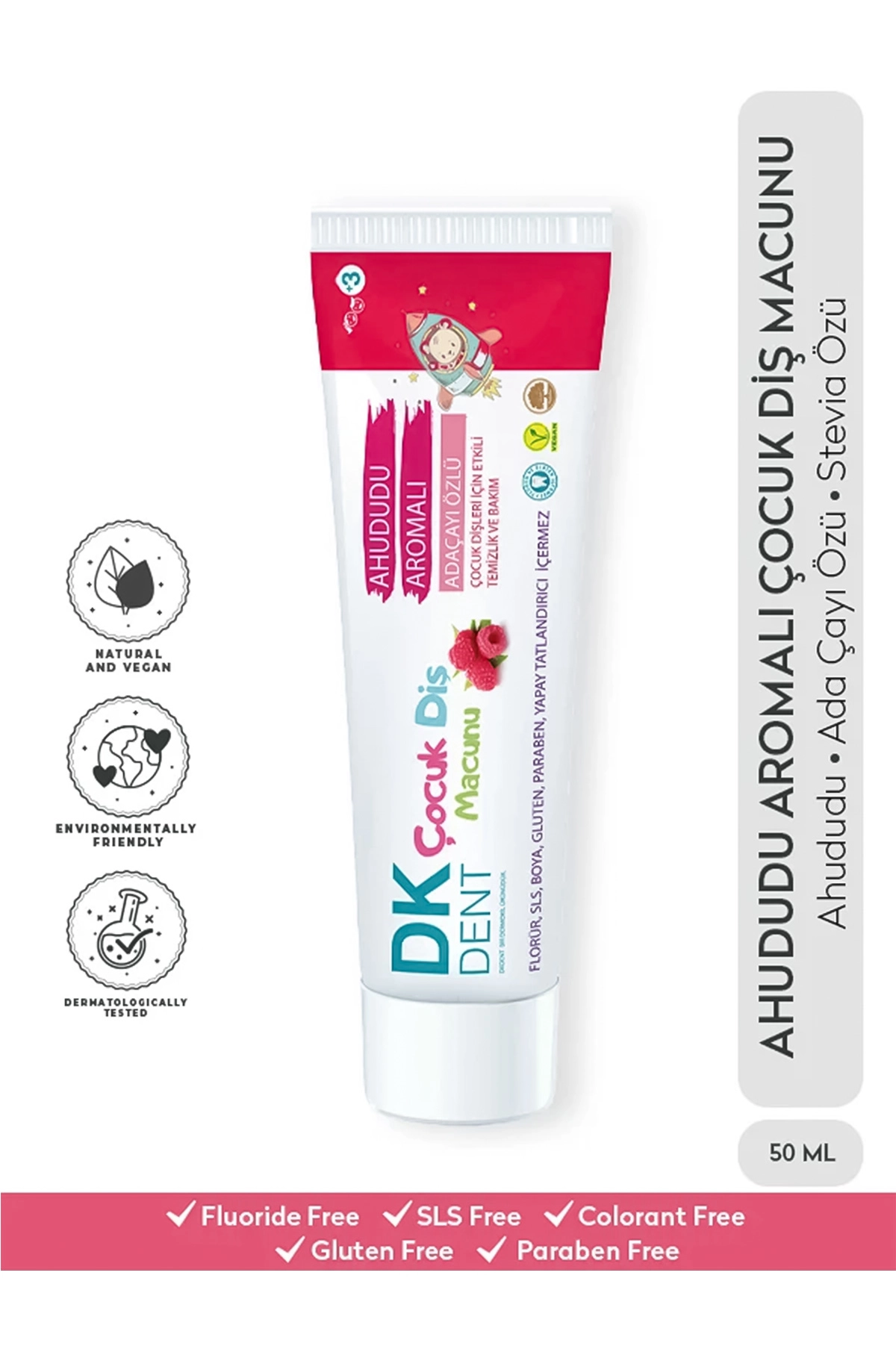 Dk Dent Ahududu Aromalı Çocuk Diş Macunu 50 Ml 438797