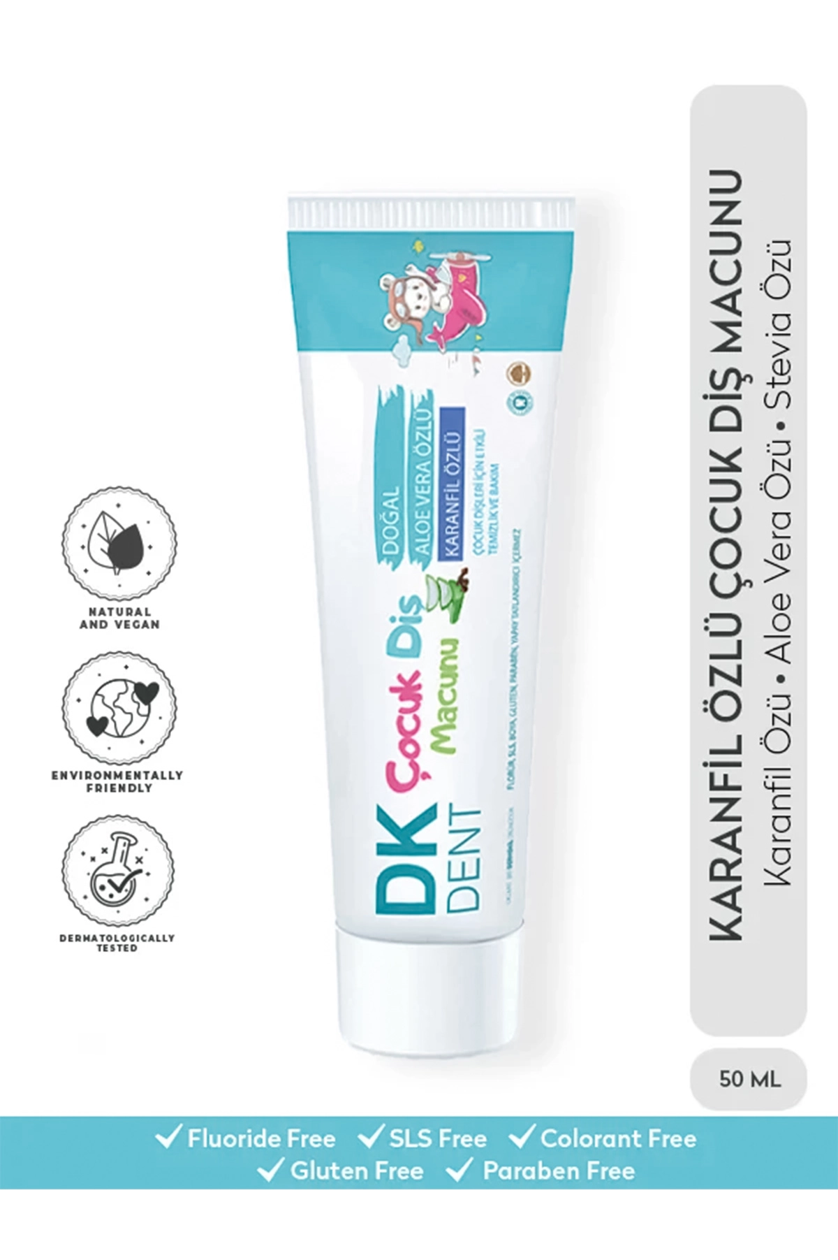 Dk Dent Karanfil Özlü Çocuk Diş Macunu 50 Ml 438799