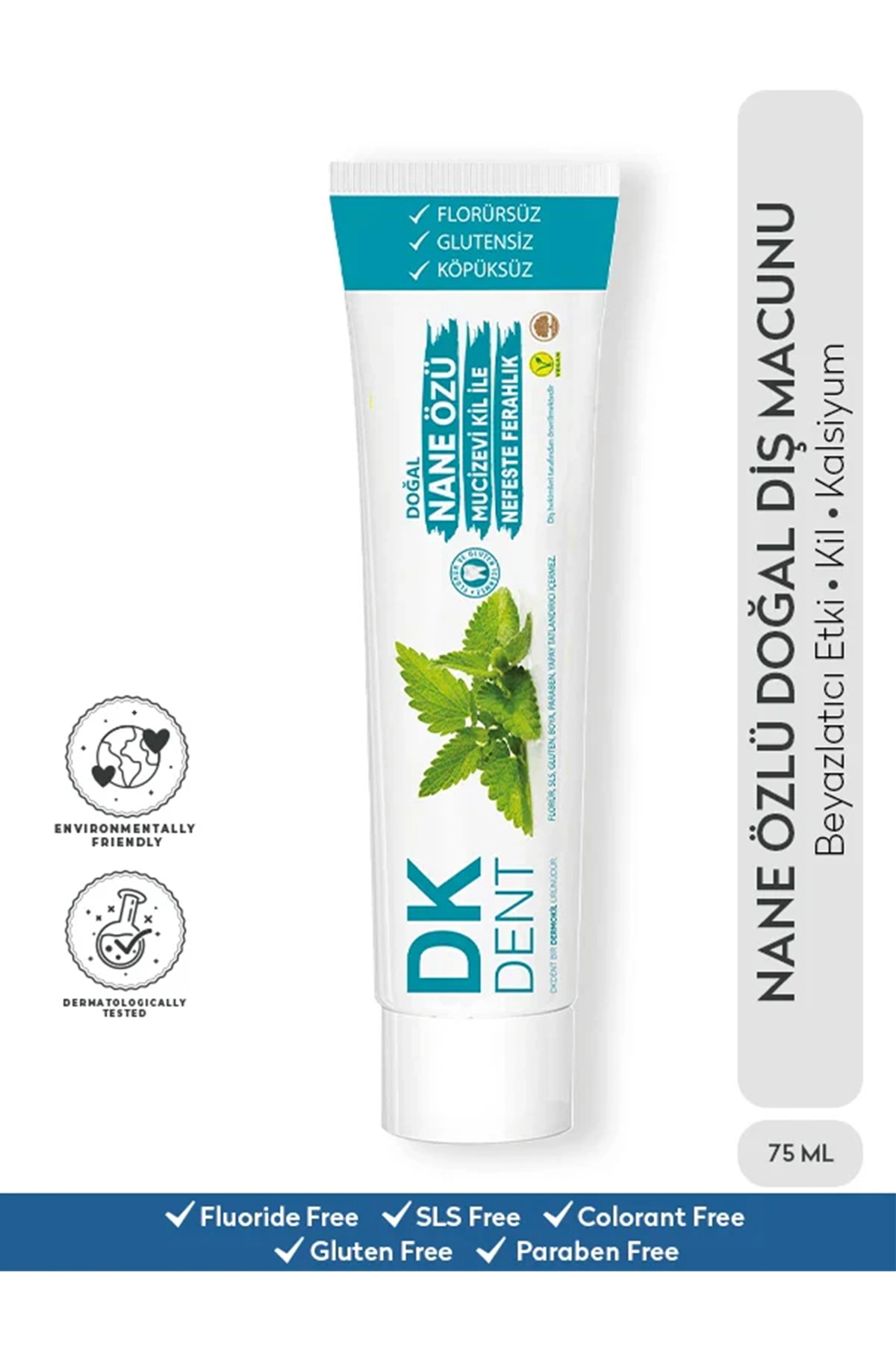 Dk Dent Nane Özü Florürsüz Doğal Diş Macunu 75 Ml 438783