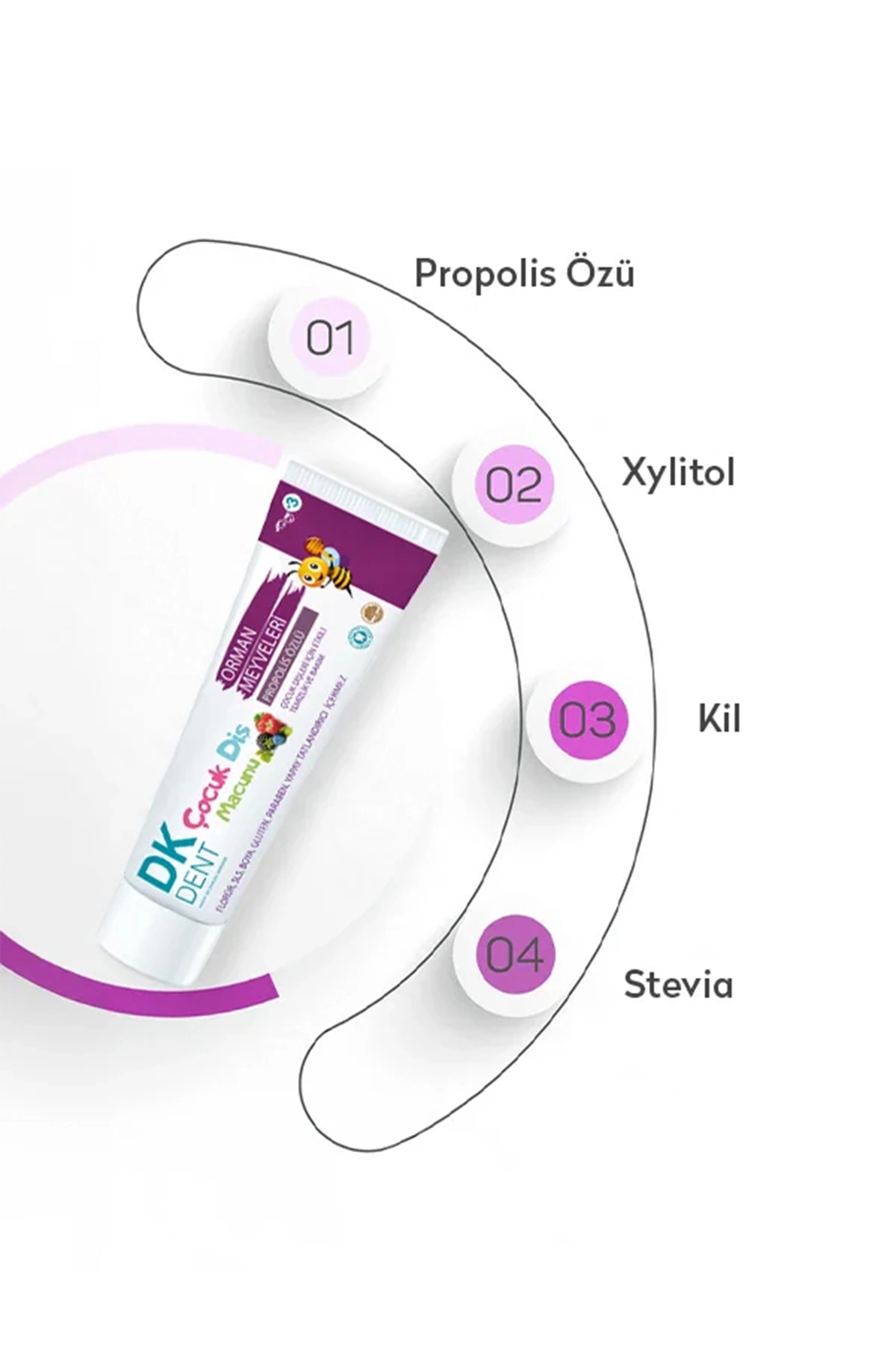 Dk Dent Orman Meyveli Florürsüz Çocuk Diş Macunu 50 Ml 438798