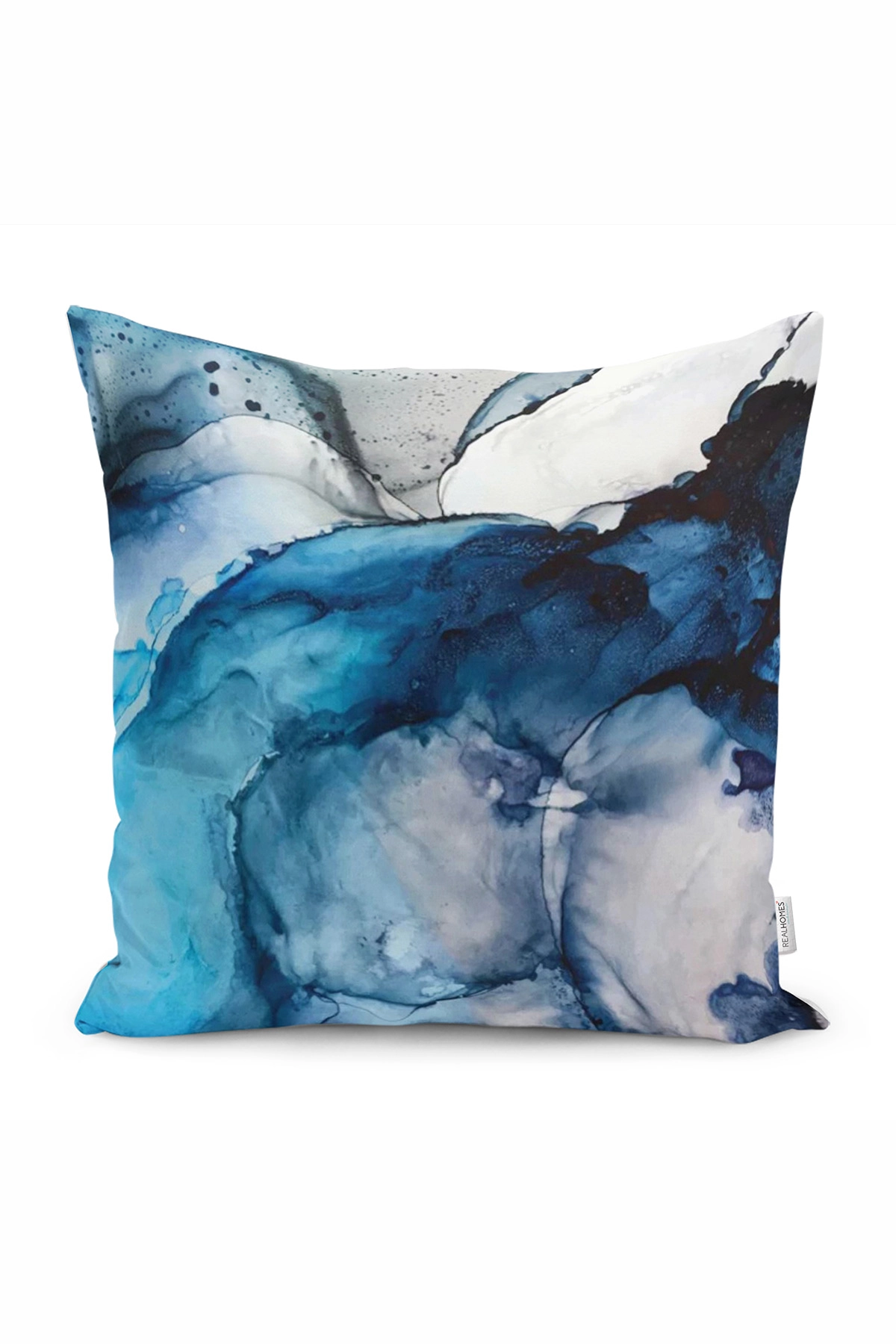 Doğal Koyu Kumral 43x43 Dijital Baskılı Fermuarlı Modern Kırlent Kılıfı 308730